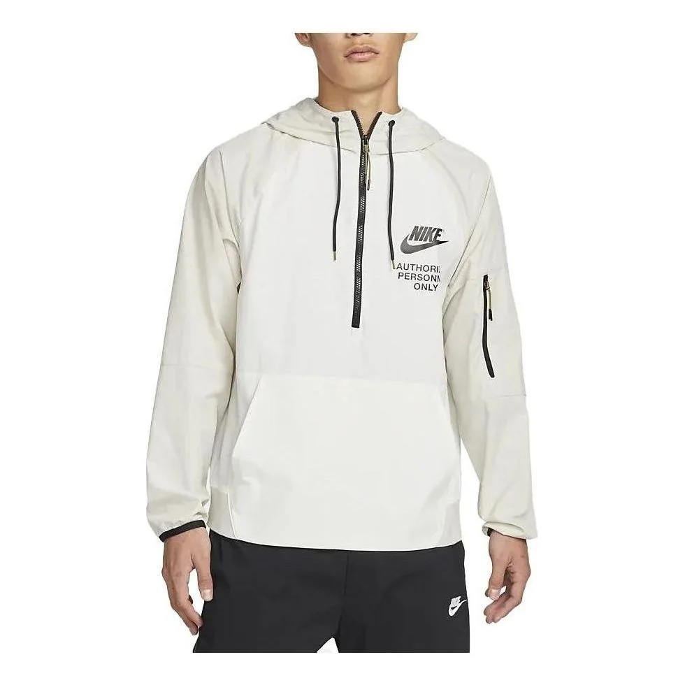 Nike Sportswear Woven Unlined Anorak Jacket 'Beige' DN2640-012 - 1