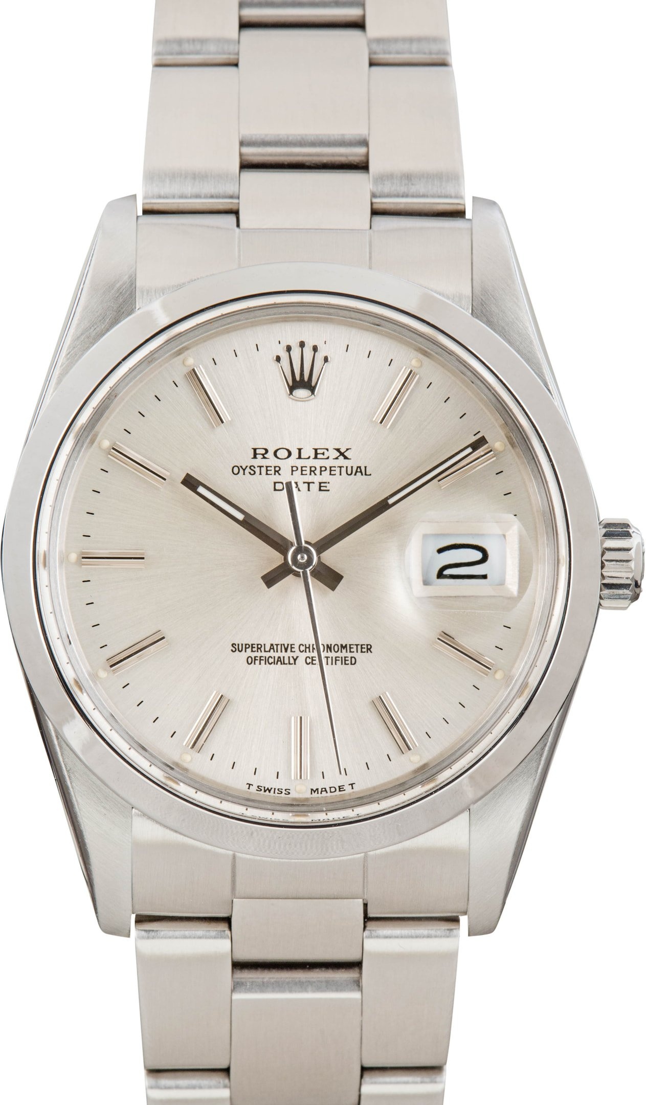 Rolex Date 15000 Stainless Steel Oyster - 1