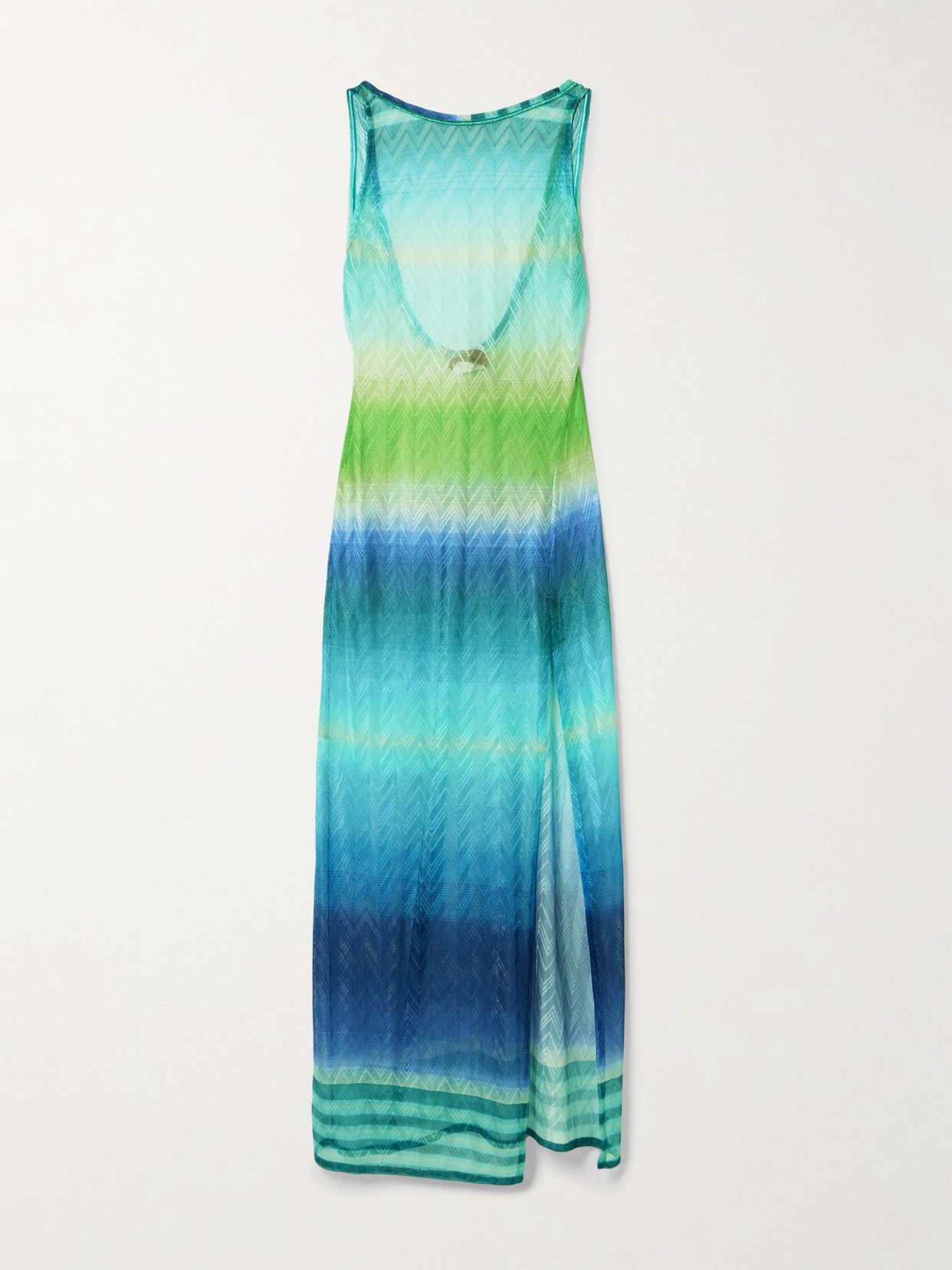 Dégradé Crochet-knit Maxi Dress - 1