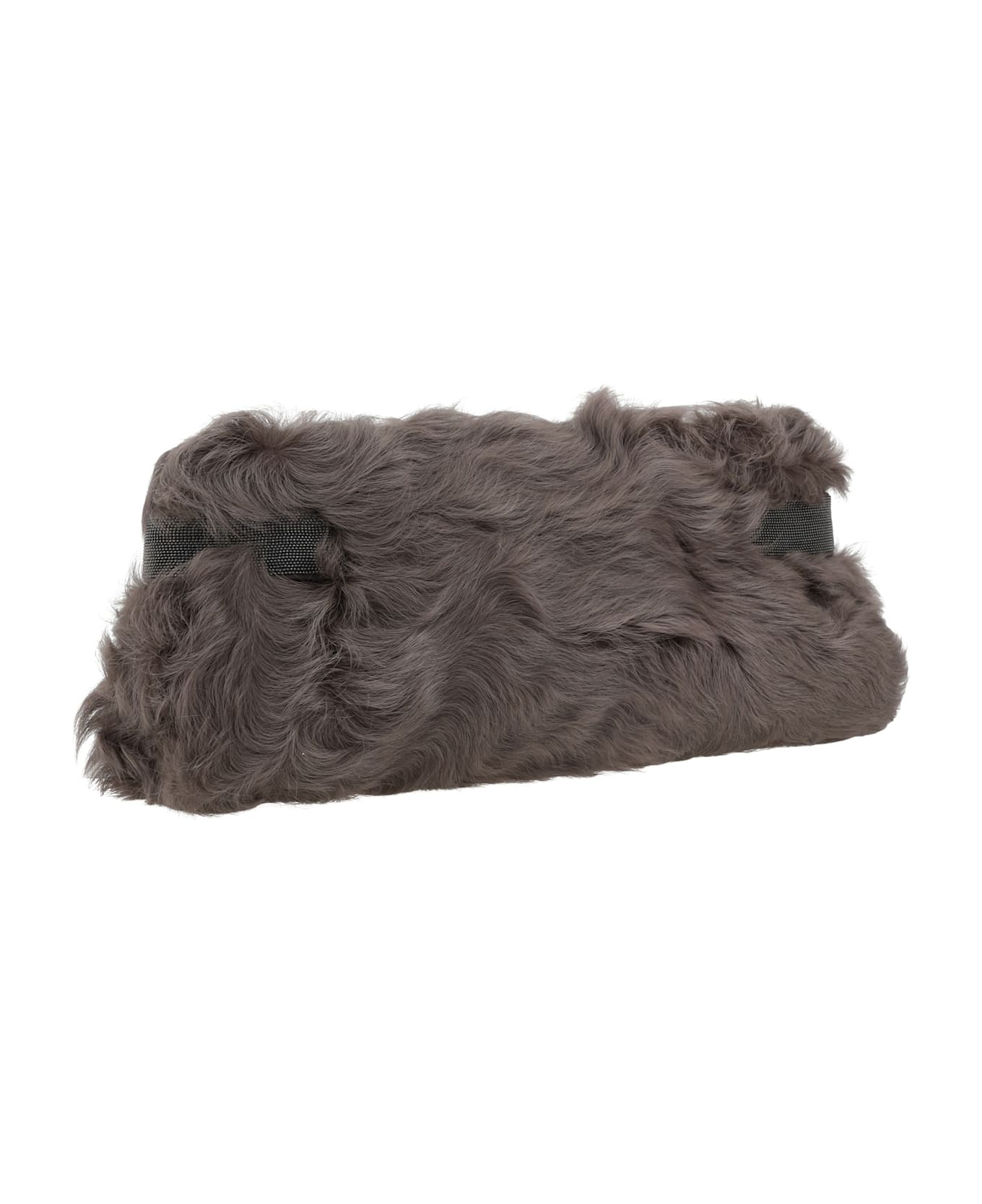 Fur Clutch Bag - 2