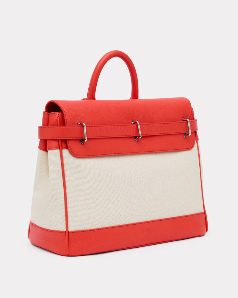 'KENZO Holdall' bag in canvas and leather 1