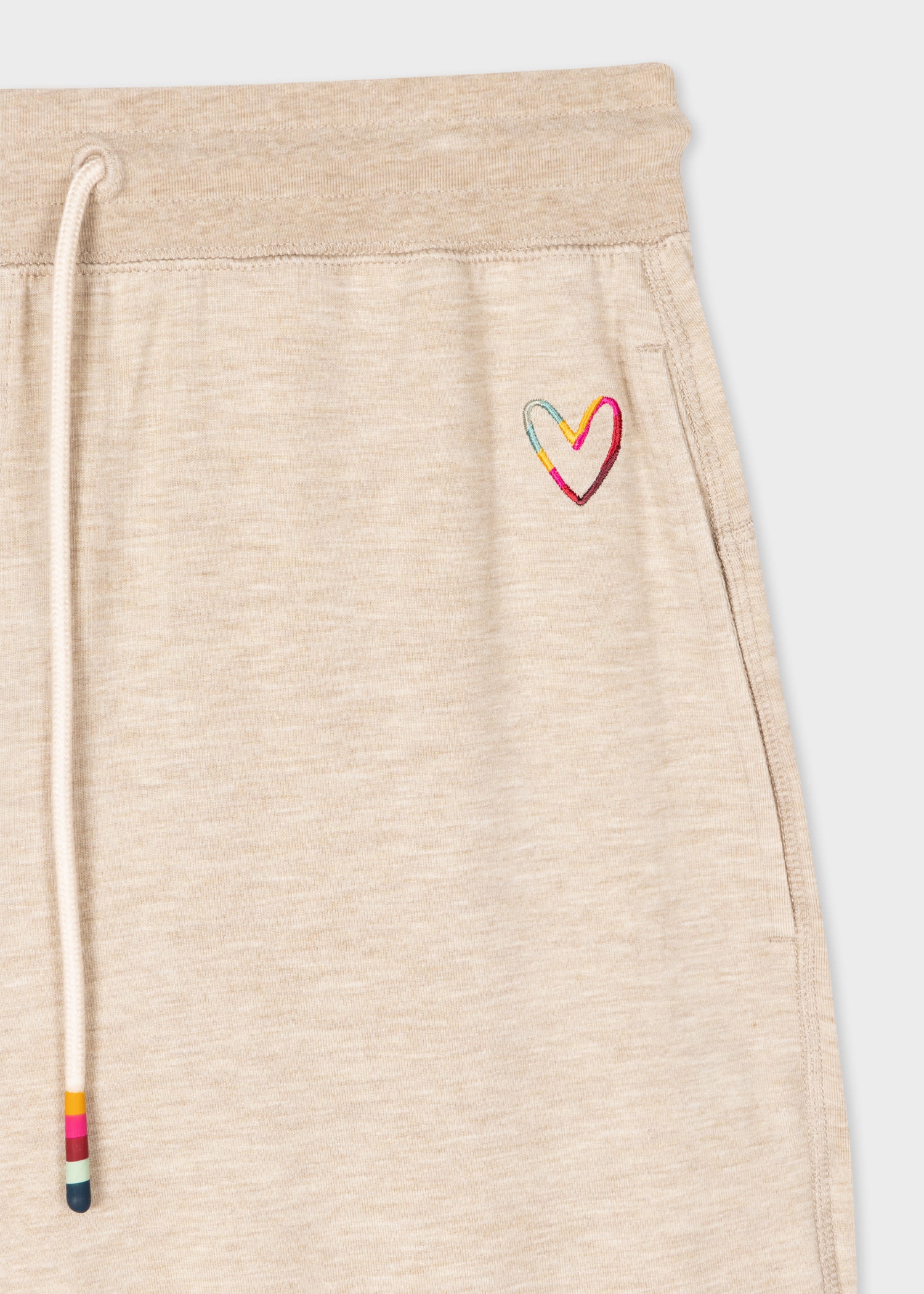 Oatmeal 'Swirl' Heart Sweatpants - 2