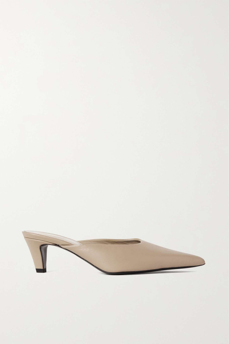 Leather mules 1
