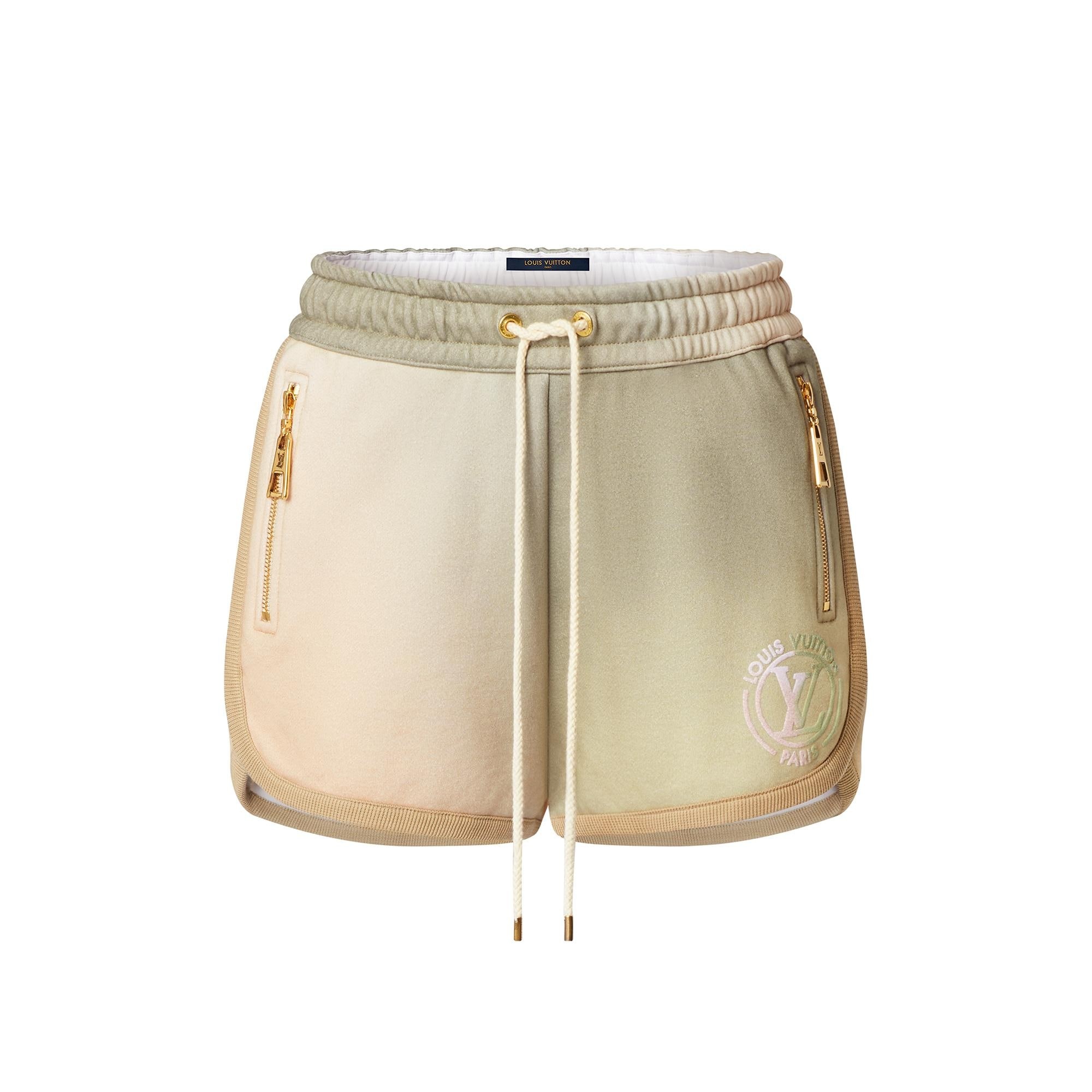 Gradient Fleece Jersey Jogging Shorts - 1