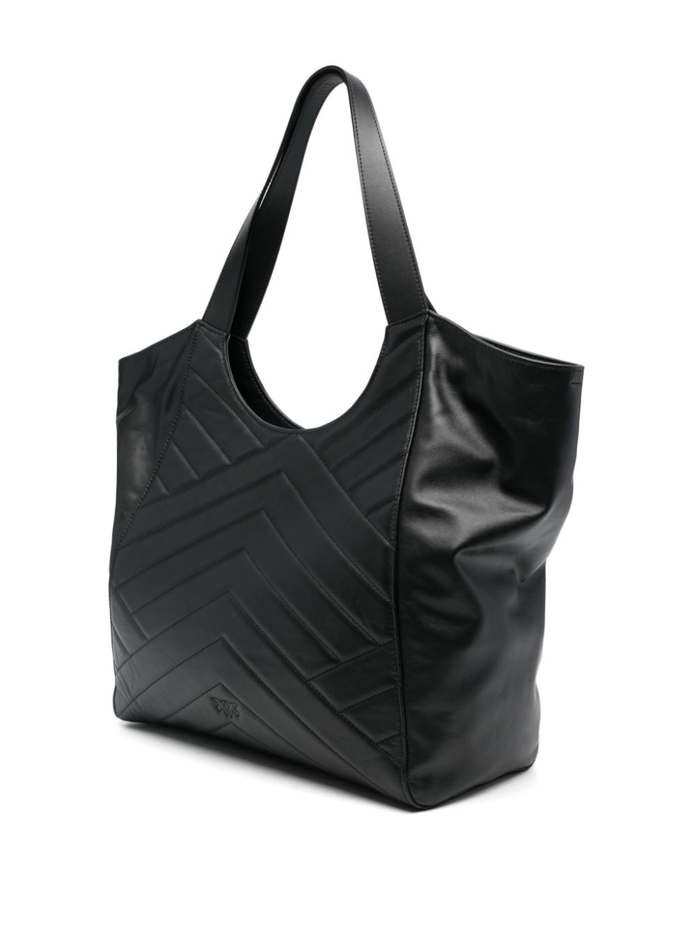 chevron-quilted tote bag - 3