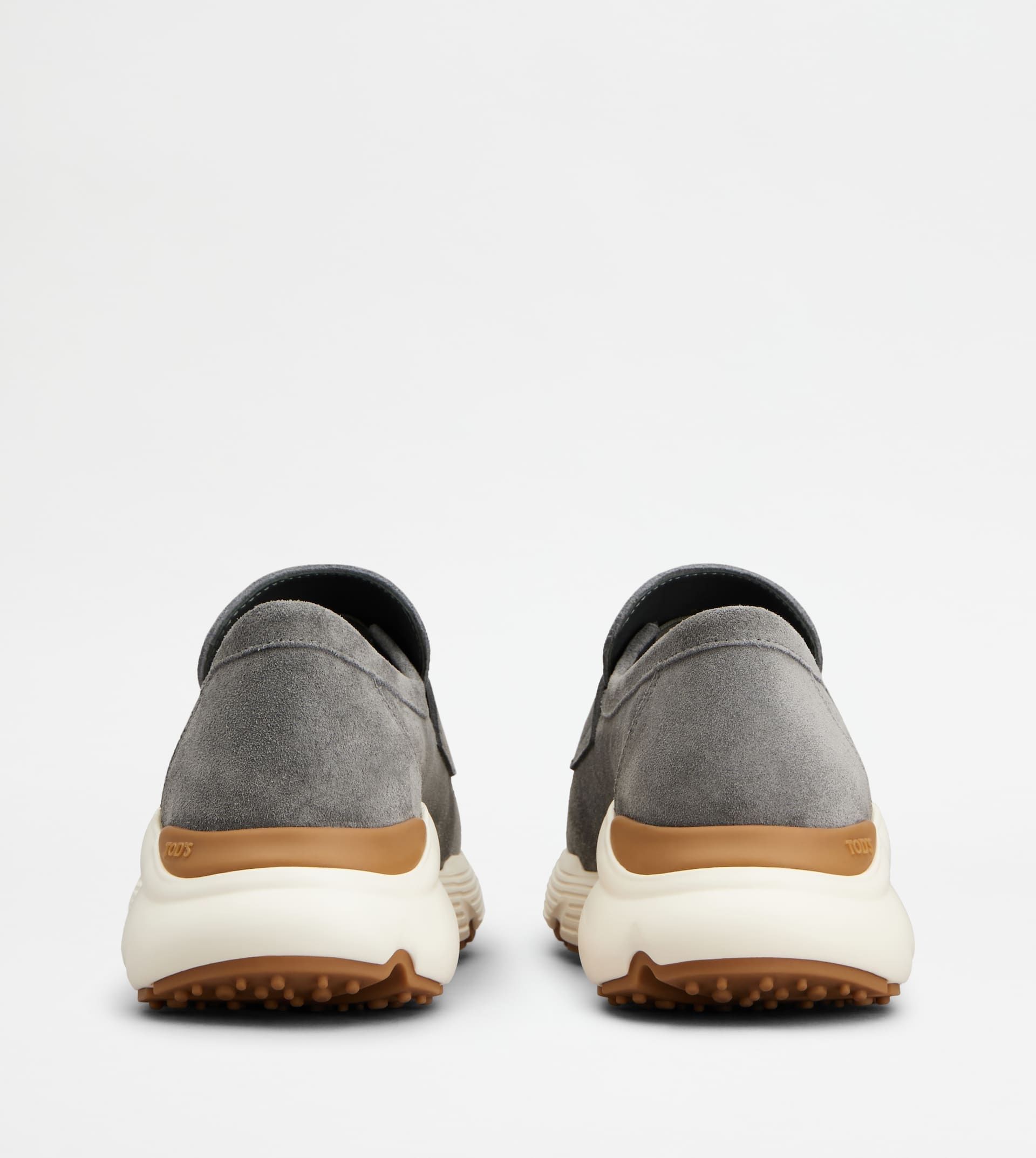 SPORTY LOAFERS IN SUEDE - GREY - 3