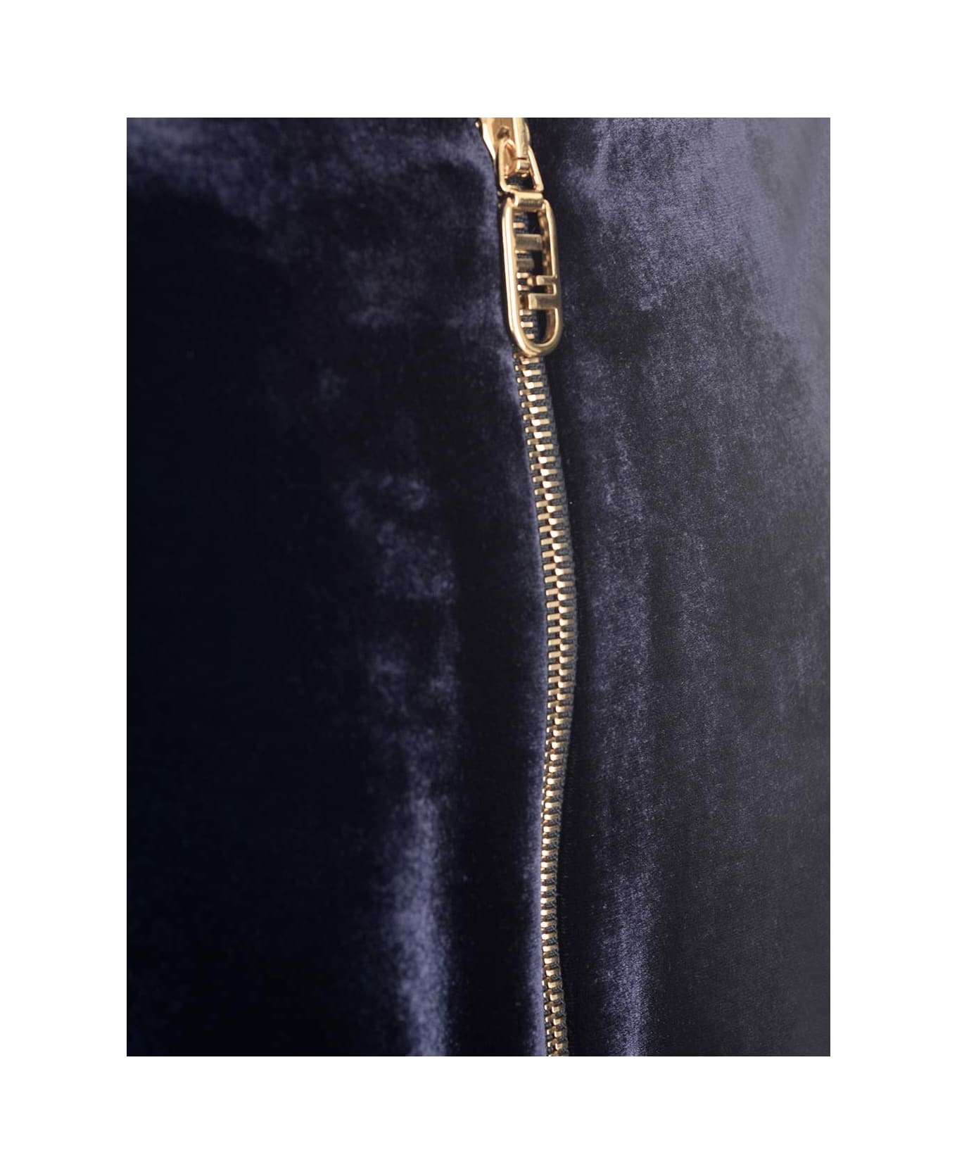 Velvet Pencil Skirt - 4