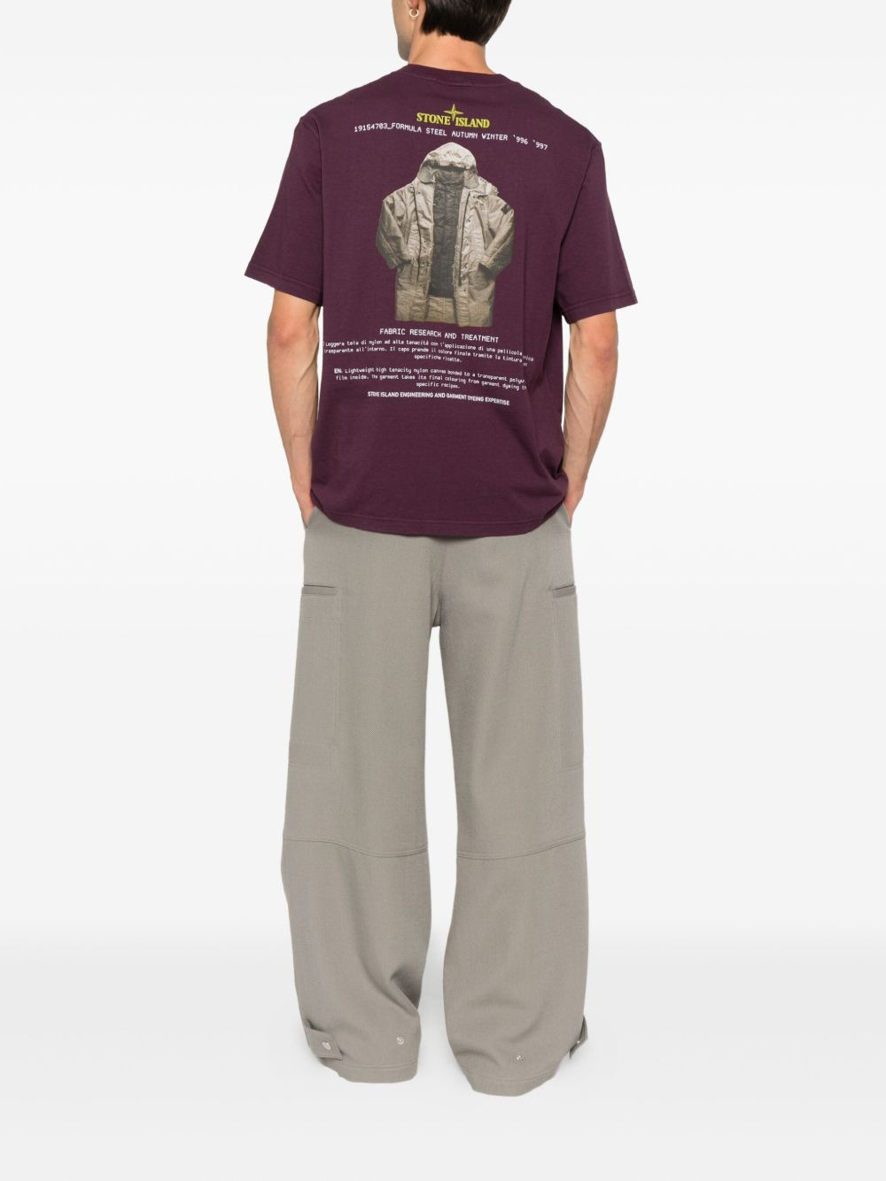 logo cotton t-shirt - 2