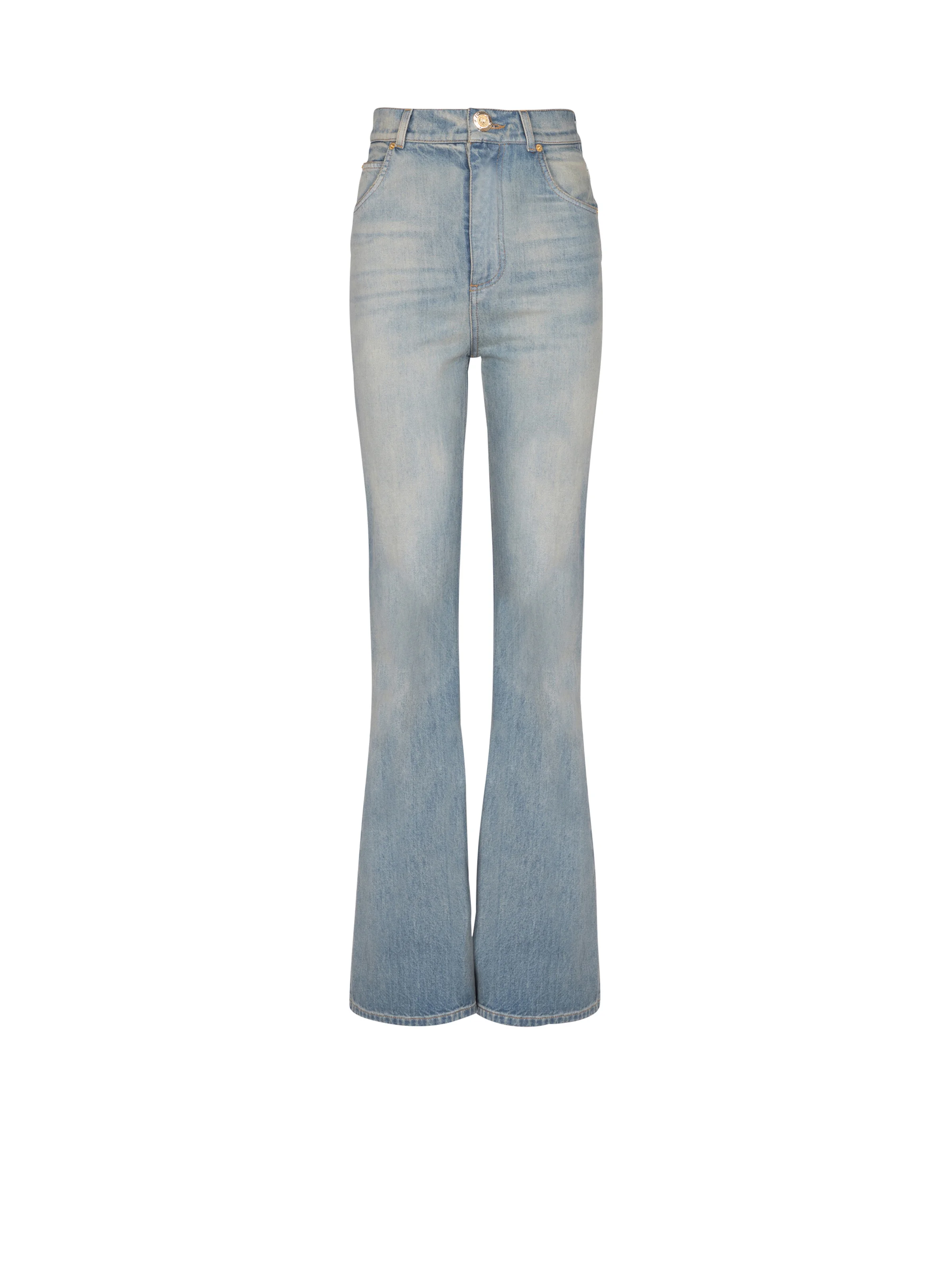 Flared-fit denim jeans - 1