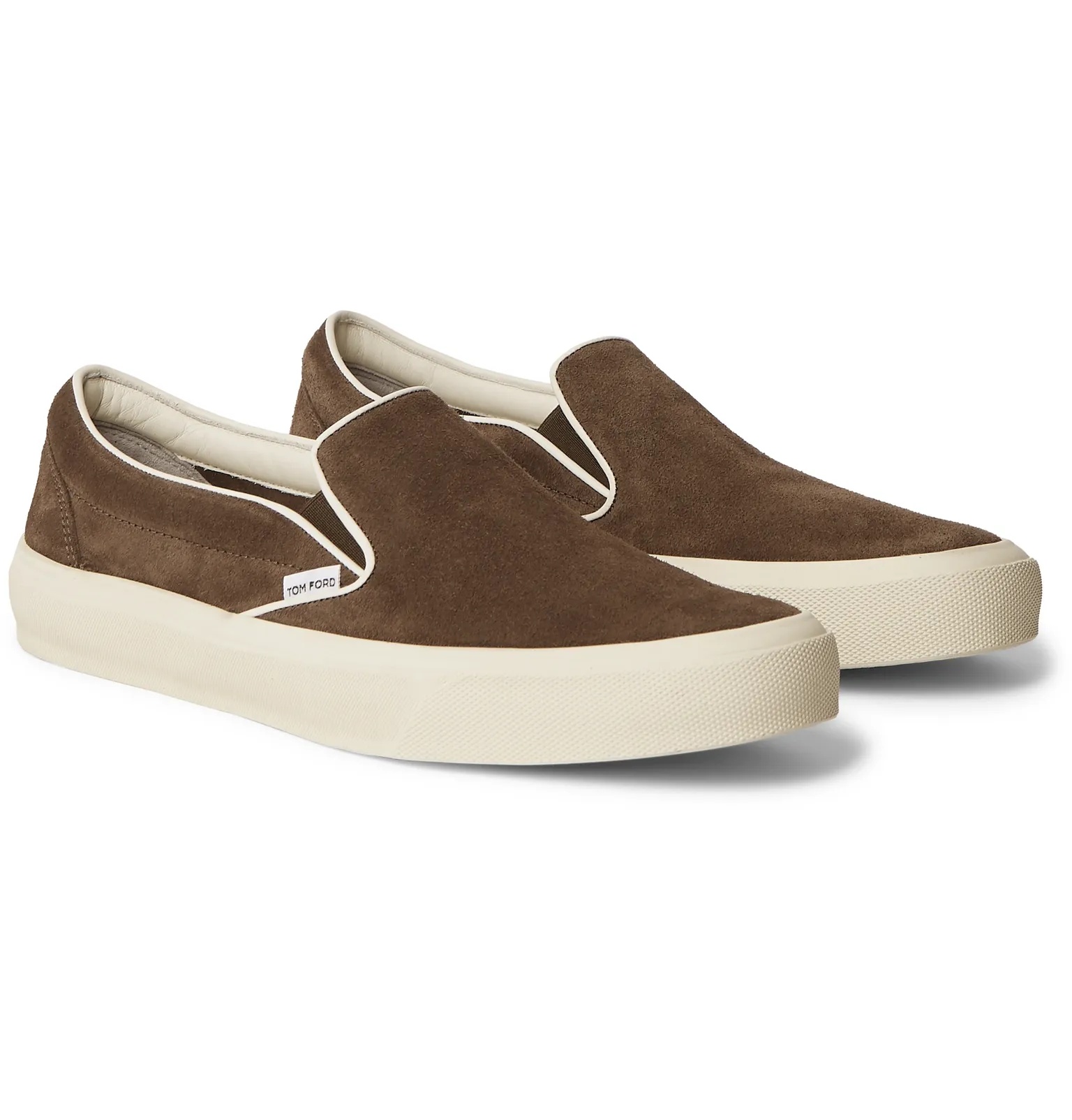 Cambridge Burnished-Leather Slip-On Sneakers - 2