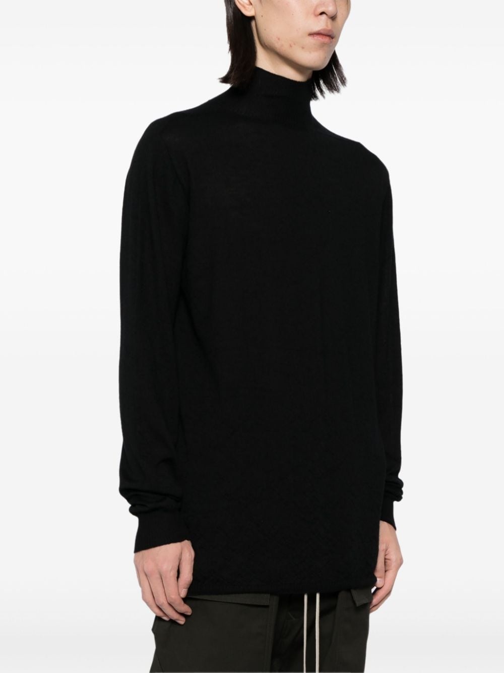 mock-neck jumper - 3