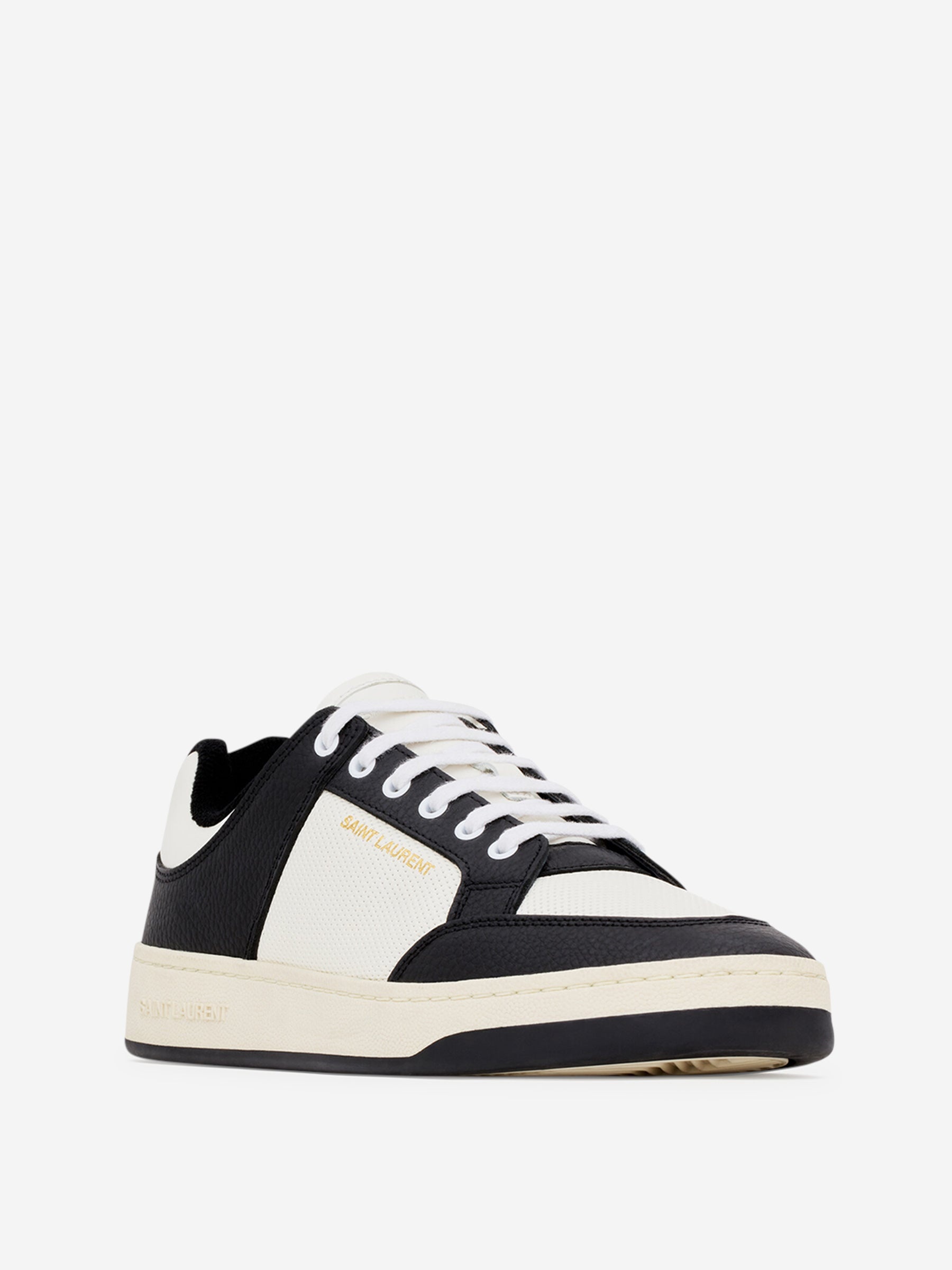 LEATHER SNEAKERS LOGO SL/61 - 2