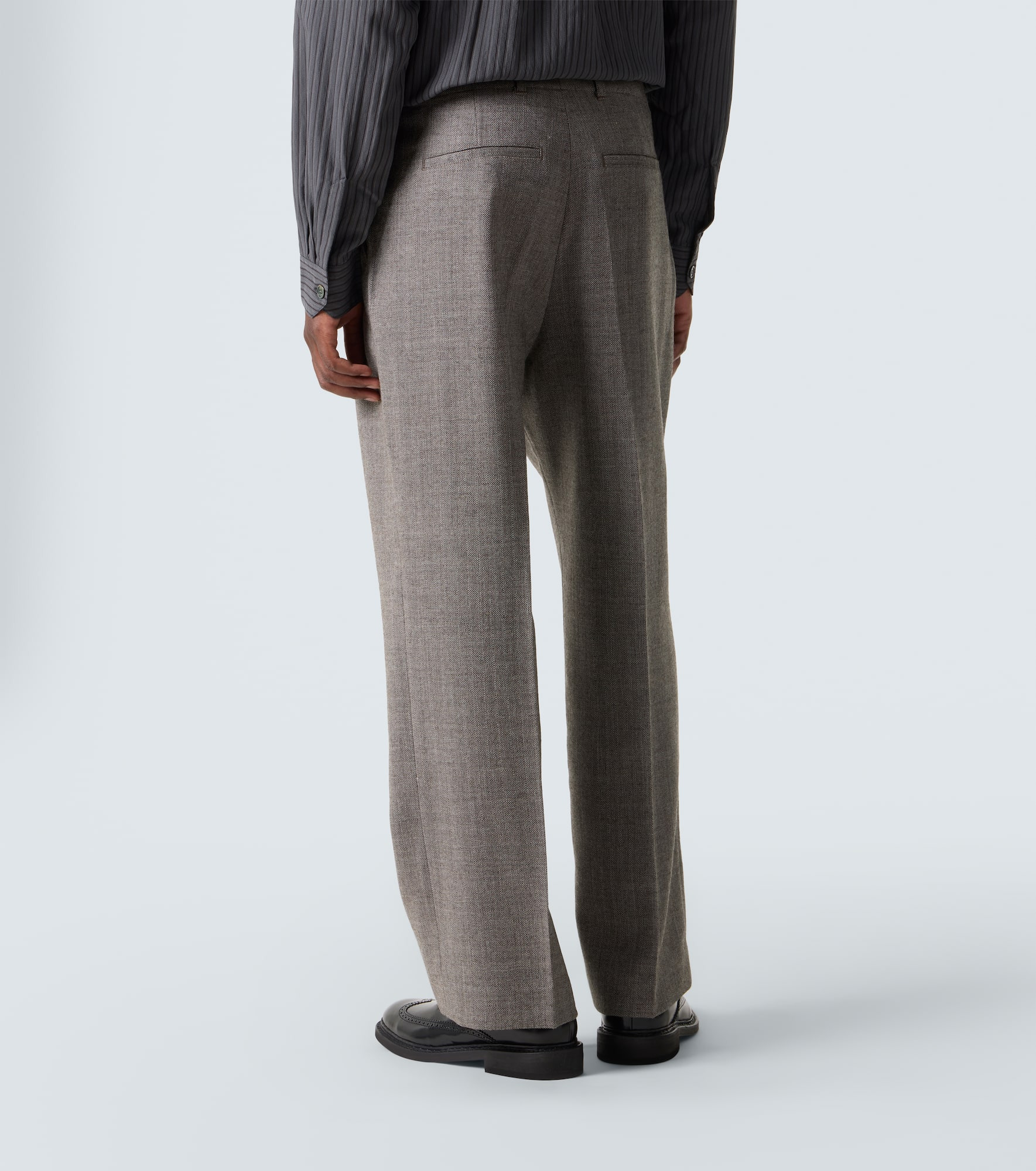 Borrowed virgin wool chinos - 4