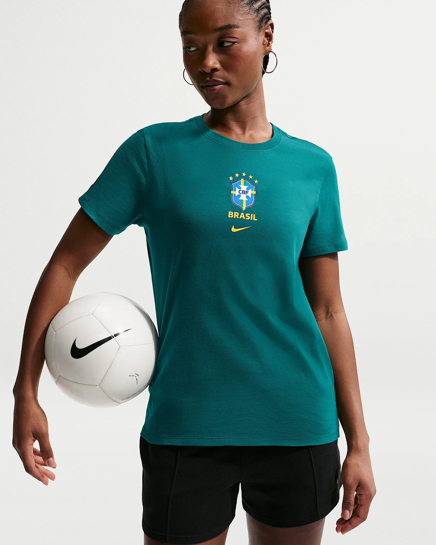 Brazil Women's Nike Soccer T-Shirt - 1