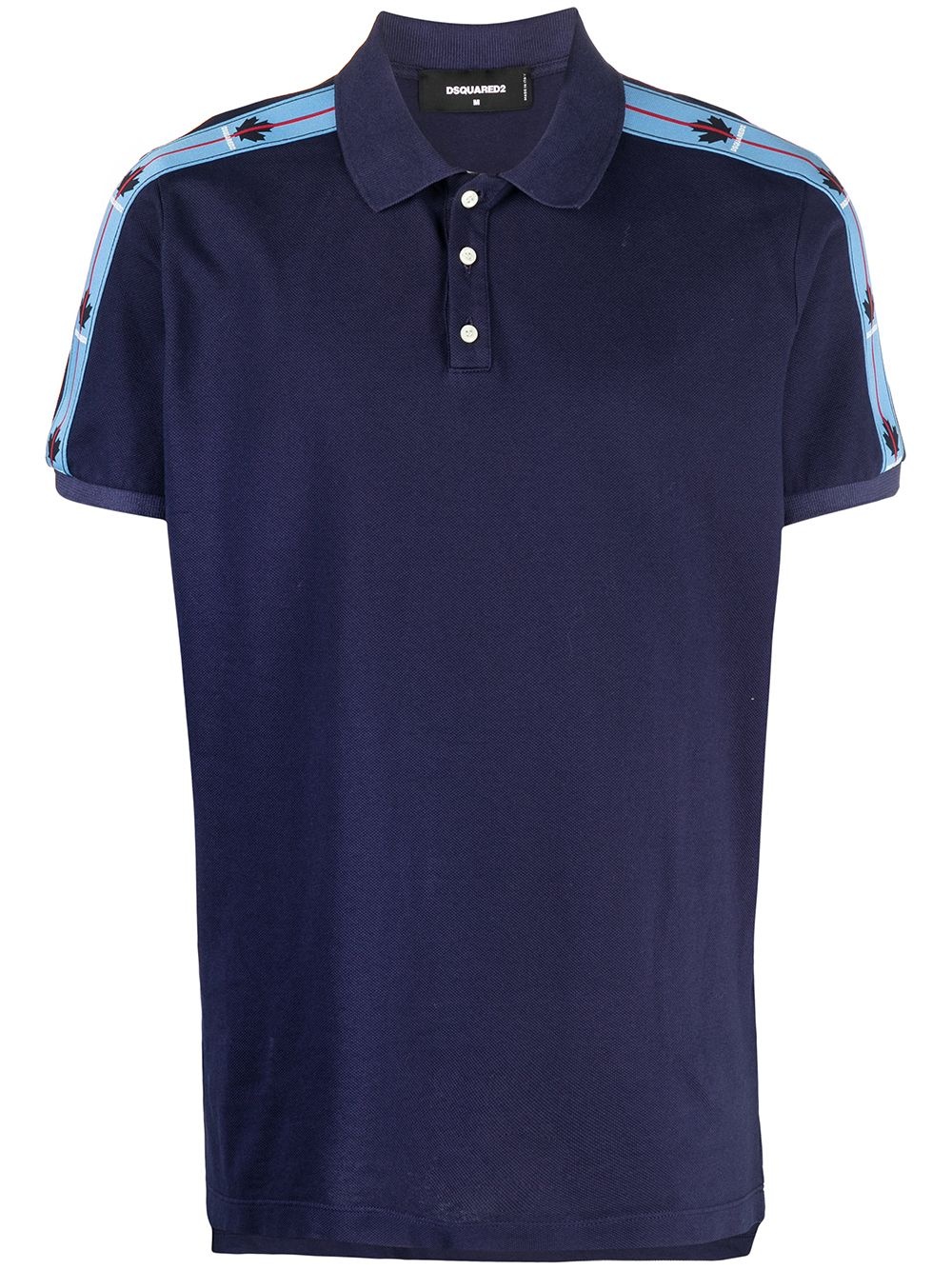 logo-print polo shirt - 1