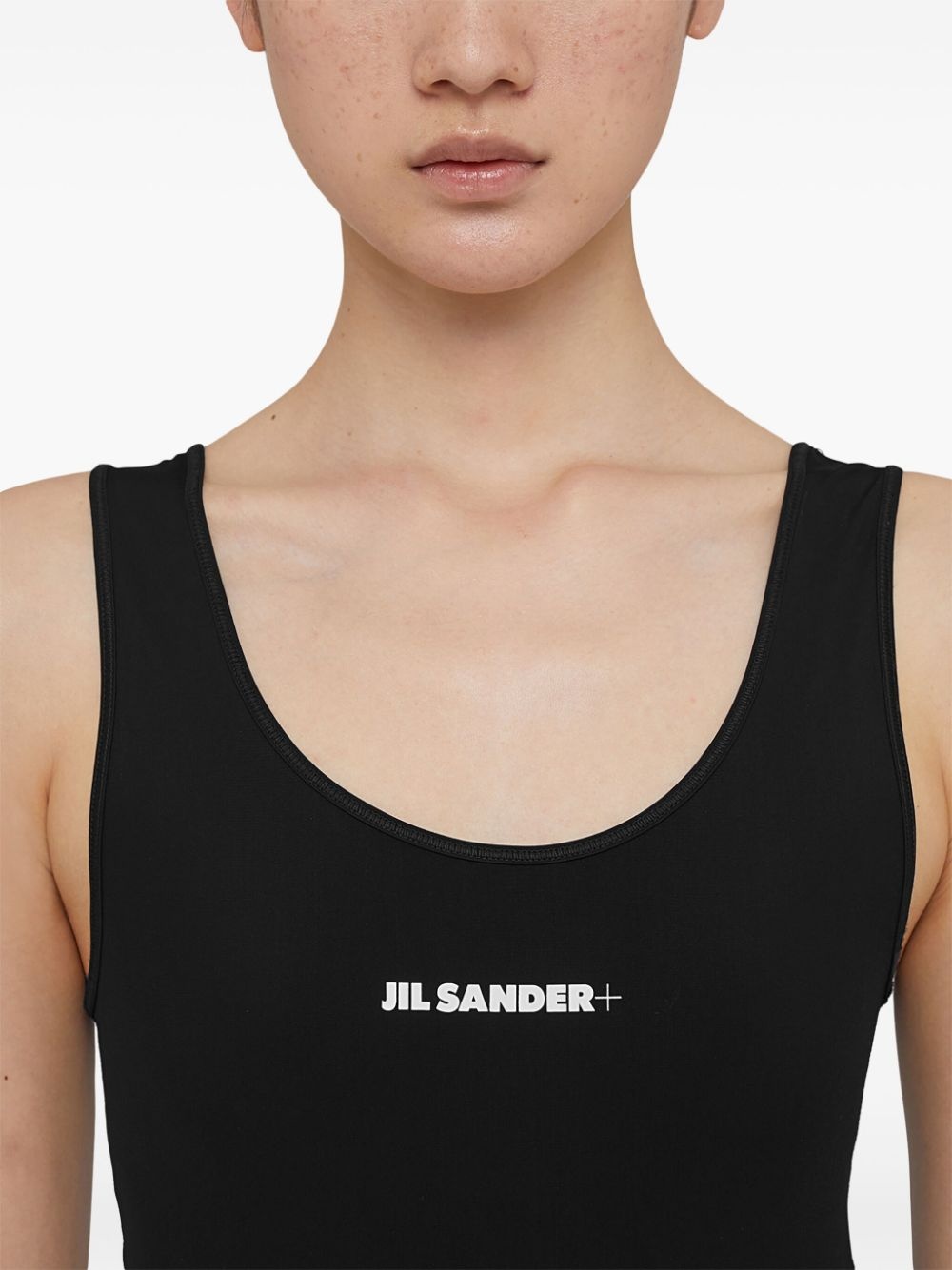logo-print sleeveless jumpsuit - 6