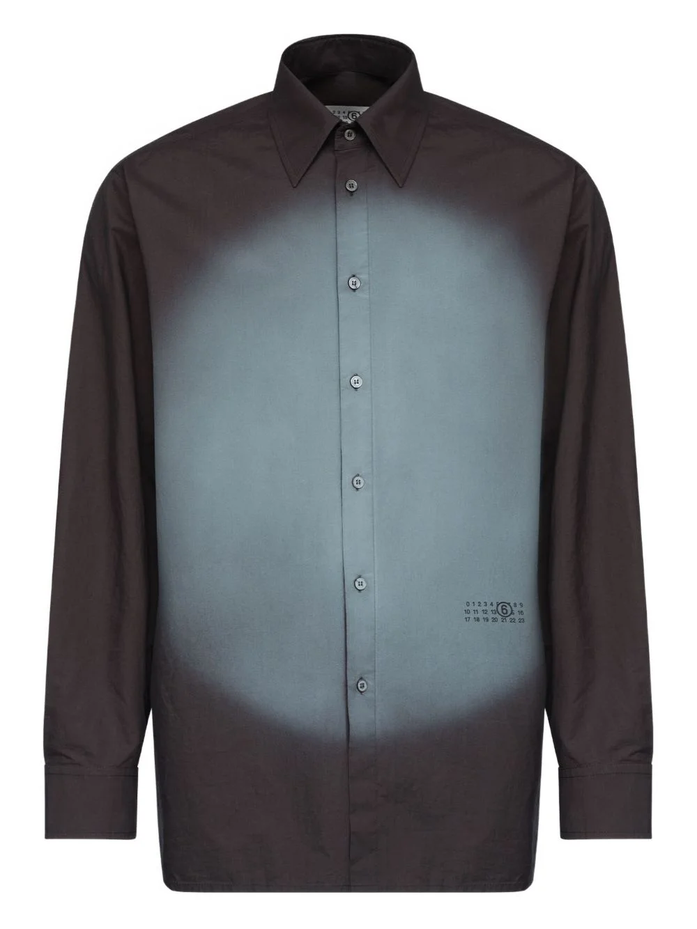 buttoned long-sleeved shirt - 1
