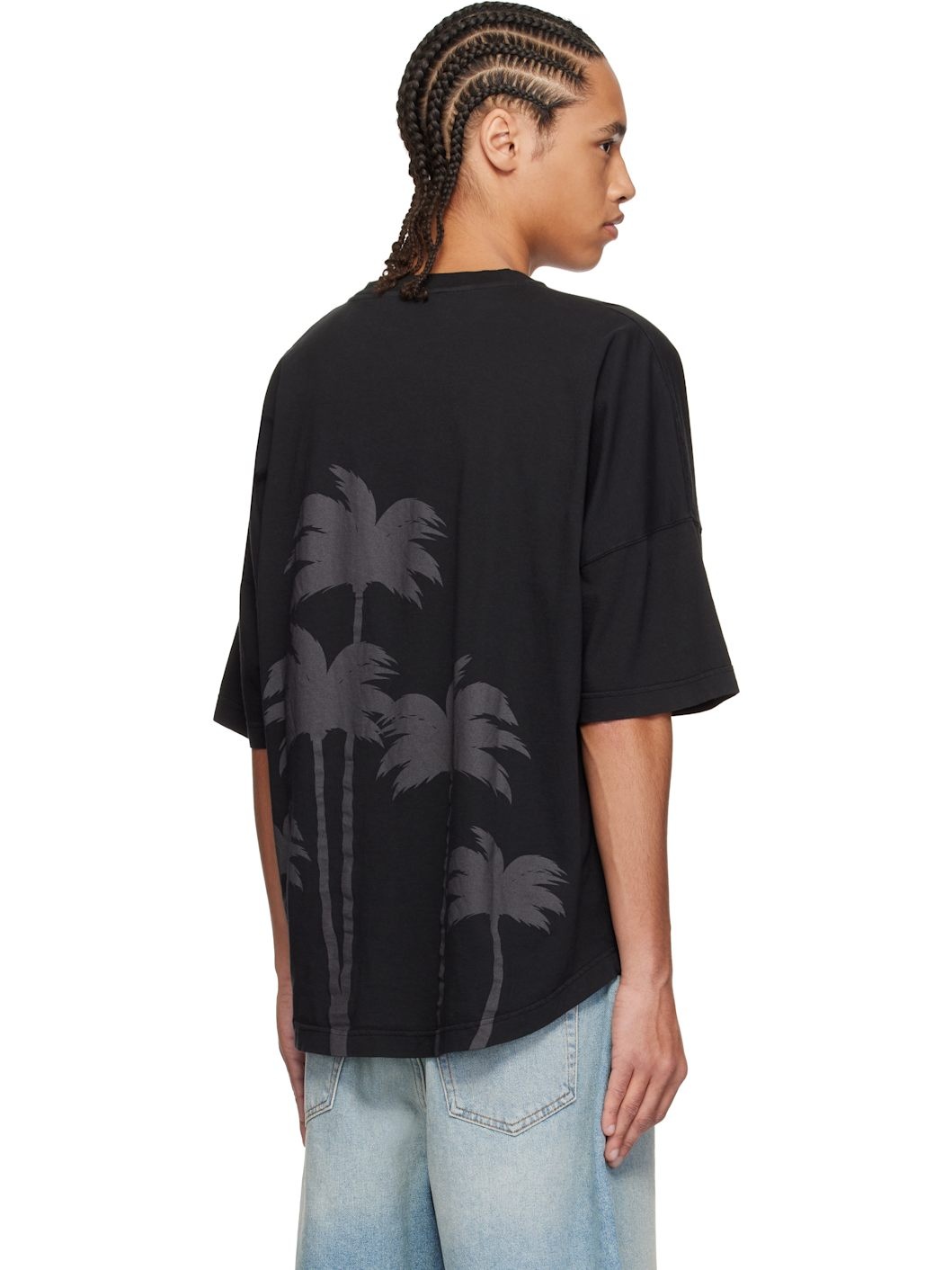 Black Palms Over T-shirt - 3