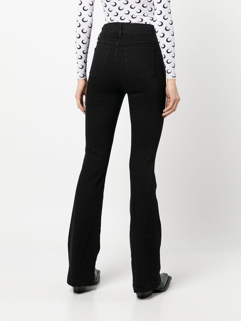 high-rise flared jeans 4