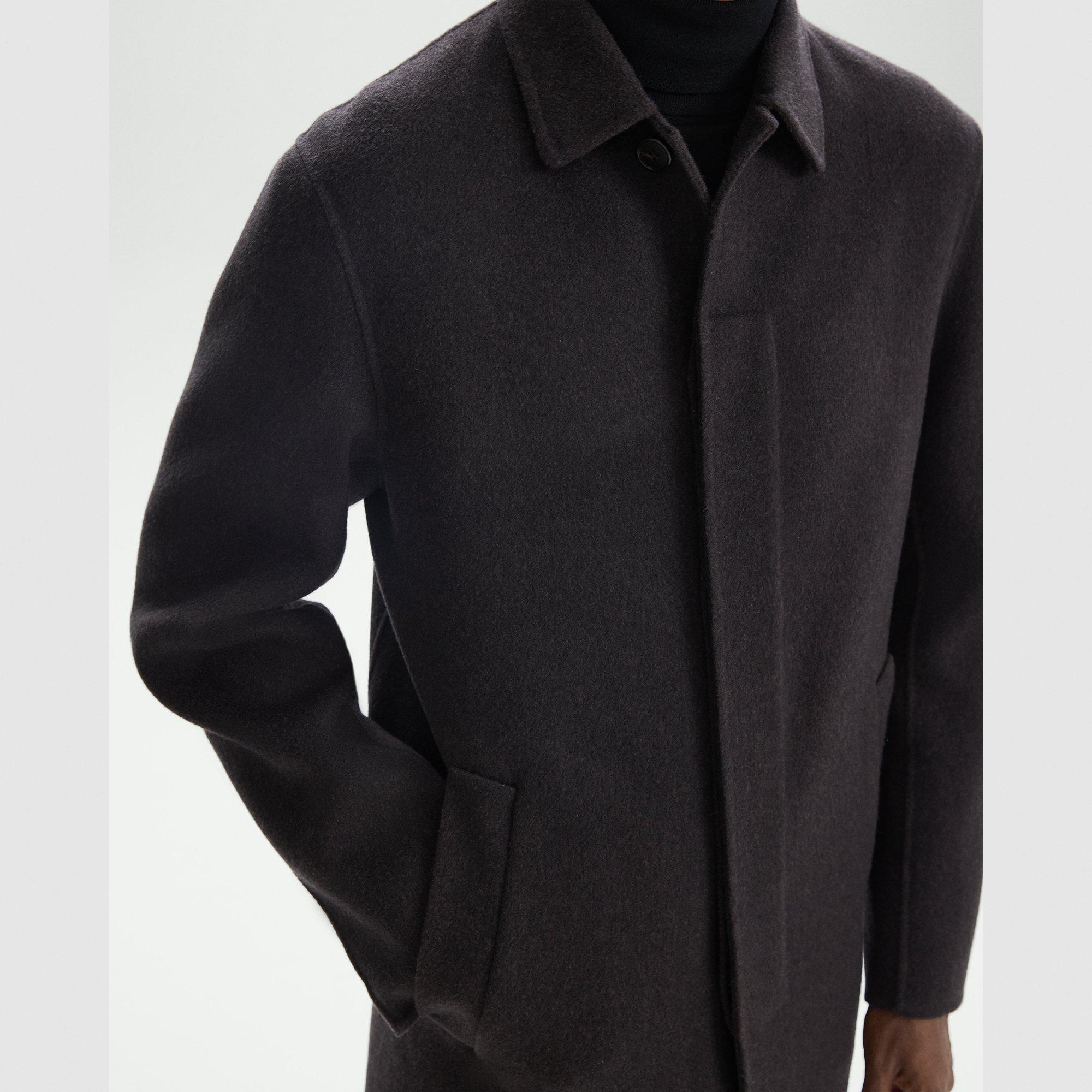 Car Coat in Double-Face Wool-Cashmere - 4