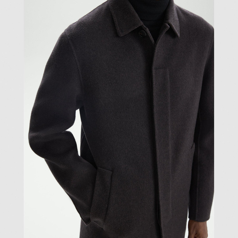 Car Coat in Double-Face Wool-Cashmere 4