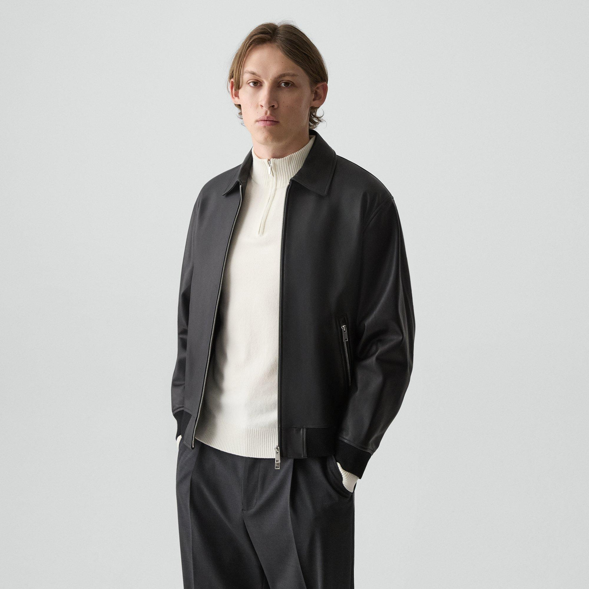 Wyatt Zip Jacket in Leather - 2