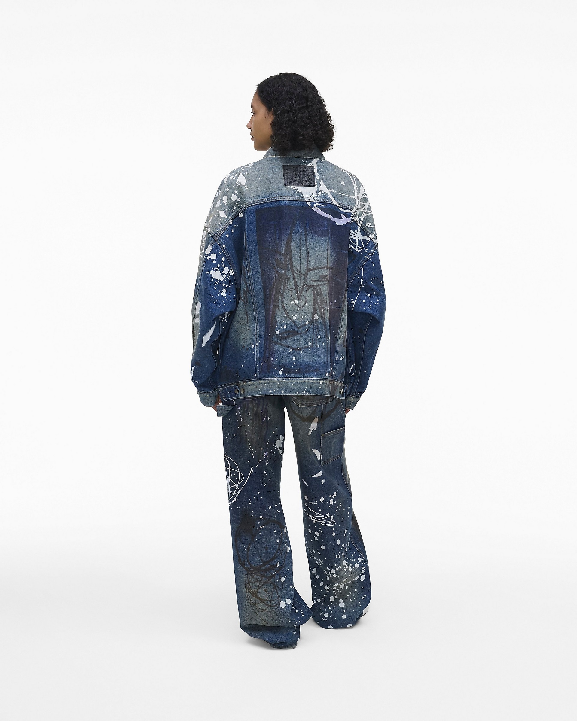 FUTURA X MARC JACOBS PAINTED DENIM BIG TRUCKER - 4