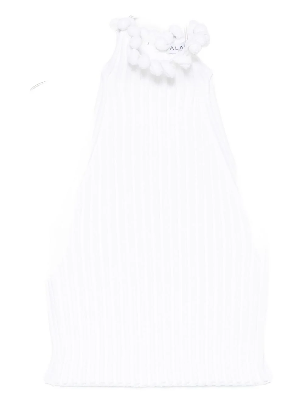 pom-pom halterneck top - 1