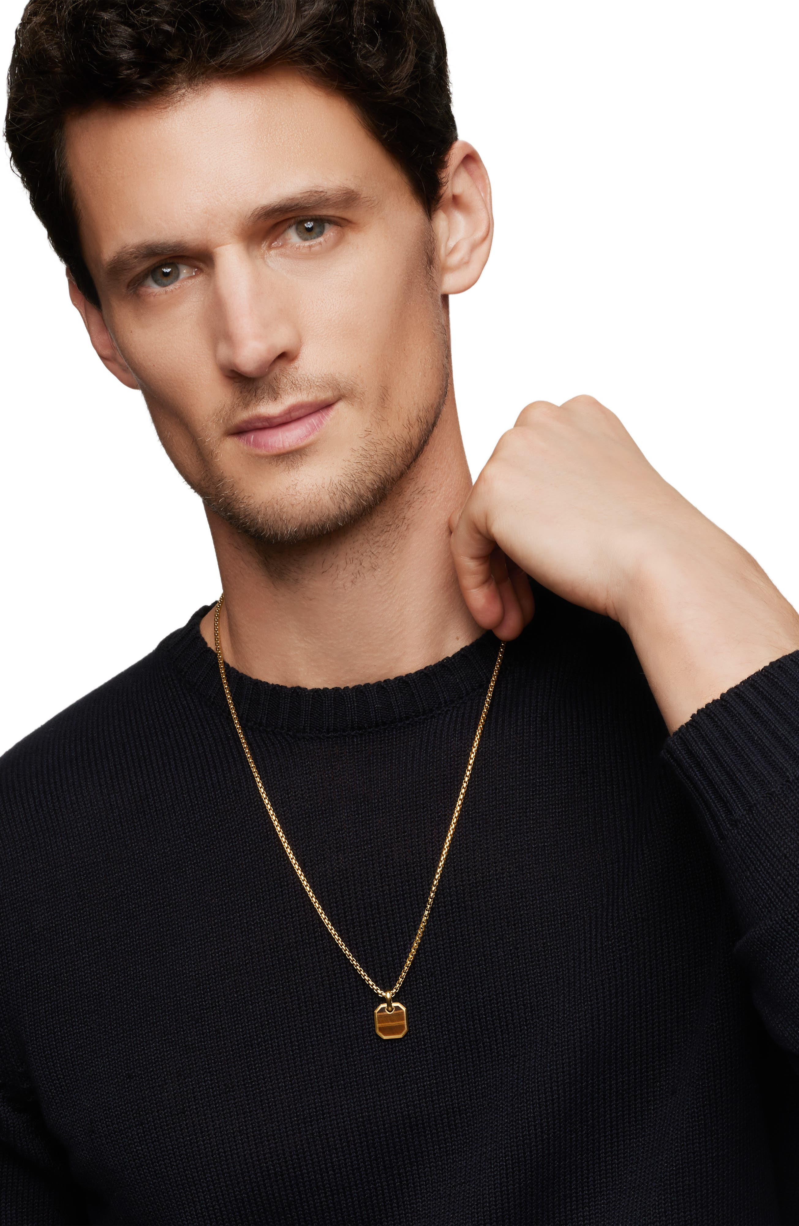 David Yurman Roman Amulet in 18K Yellow Gold with Tiger's Eye at Nordstrom - 2