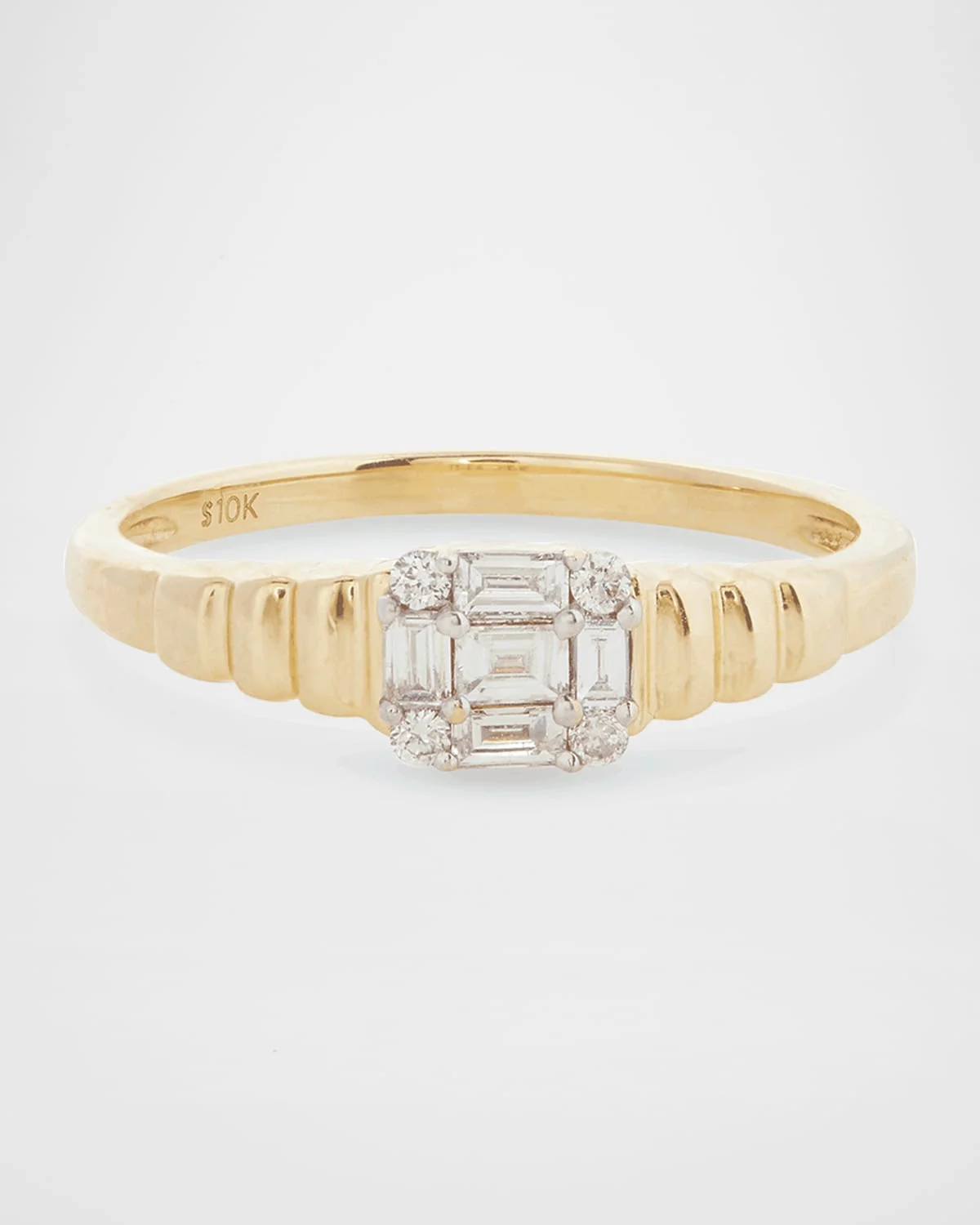 Shield Of Strength Pinky Signet Ring - 1