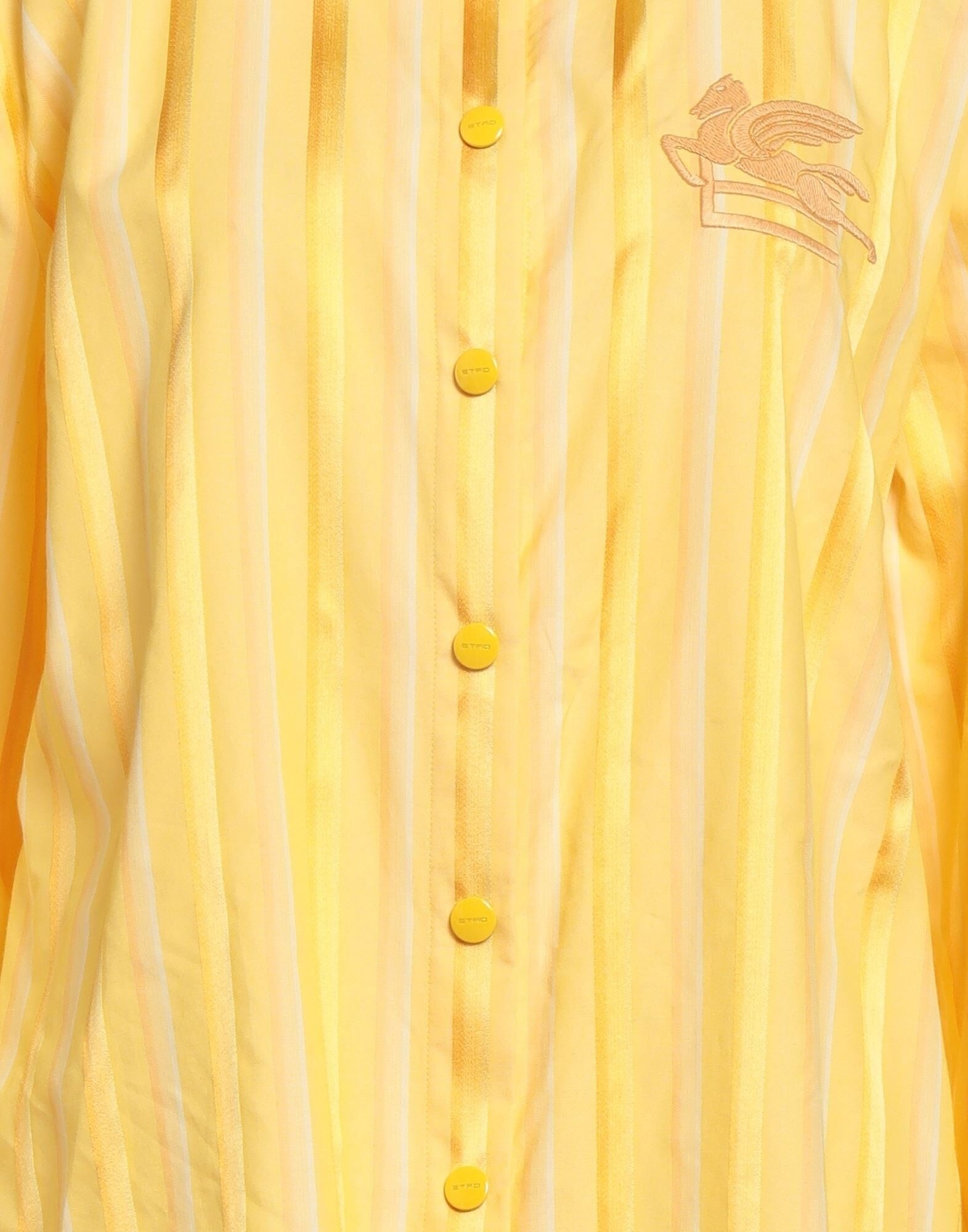Yellow Women's Striped Shirt - 4