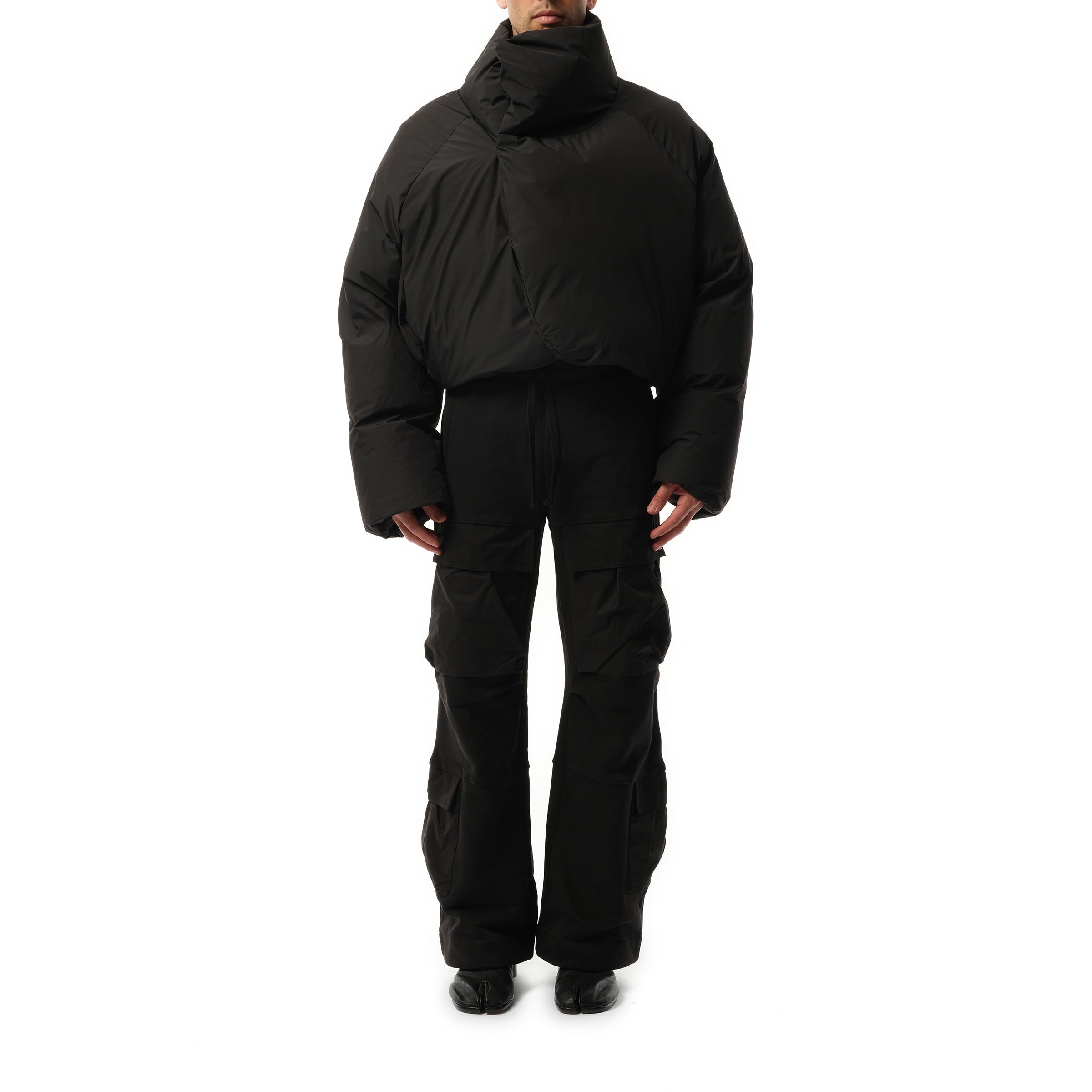 DBL Puffer Jacket in Black - 4