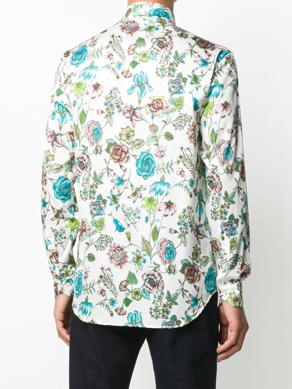 floral print shirt - 4