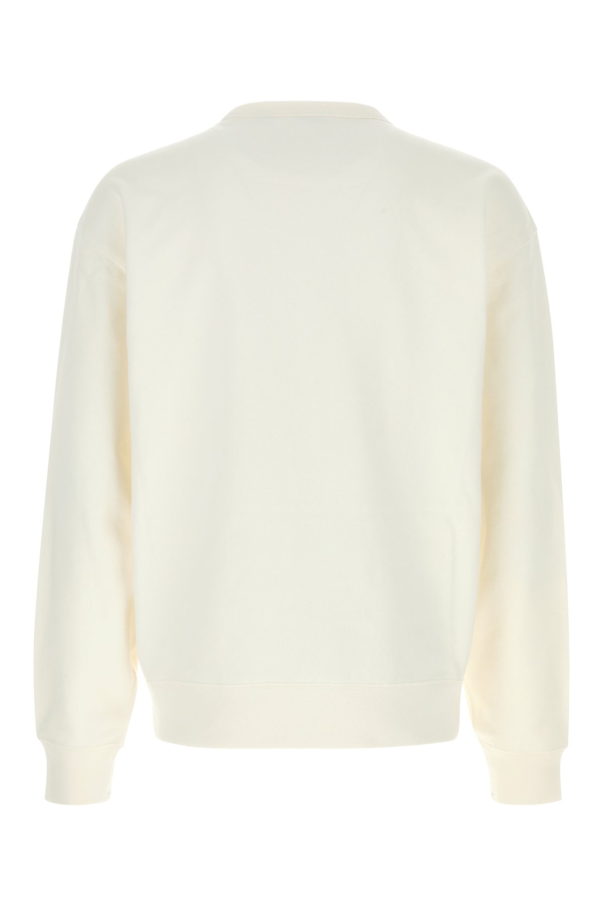 White stretch cotton sweatshirt - 2