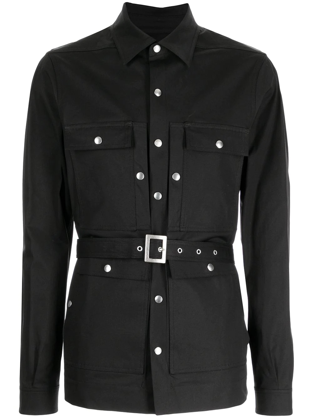 belted-waist jacket - 1