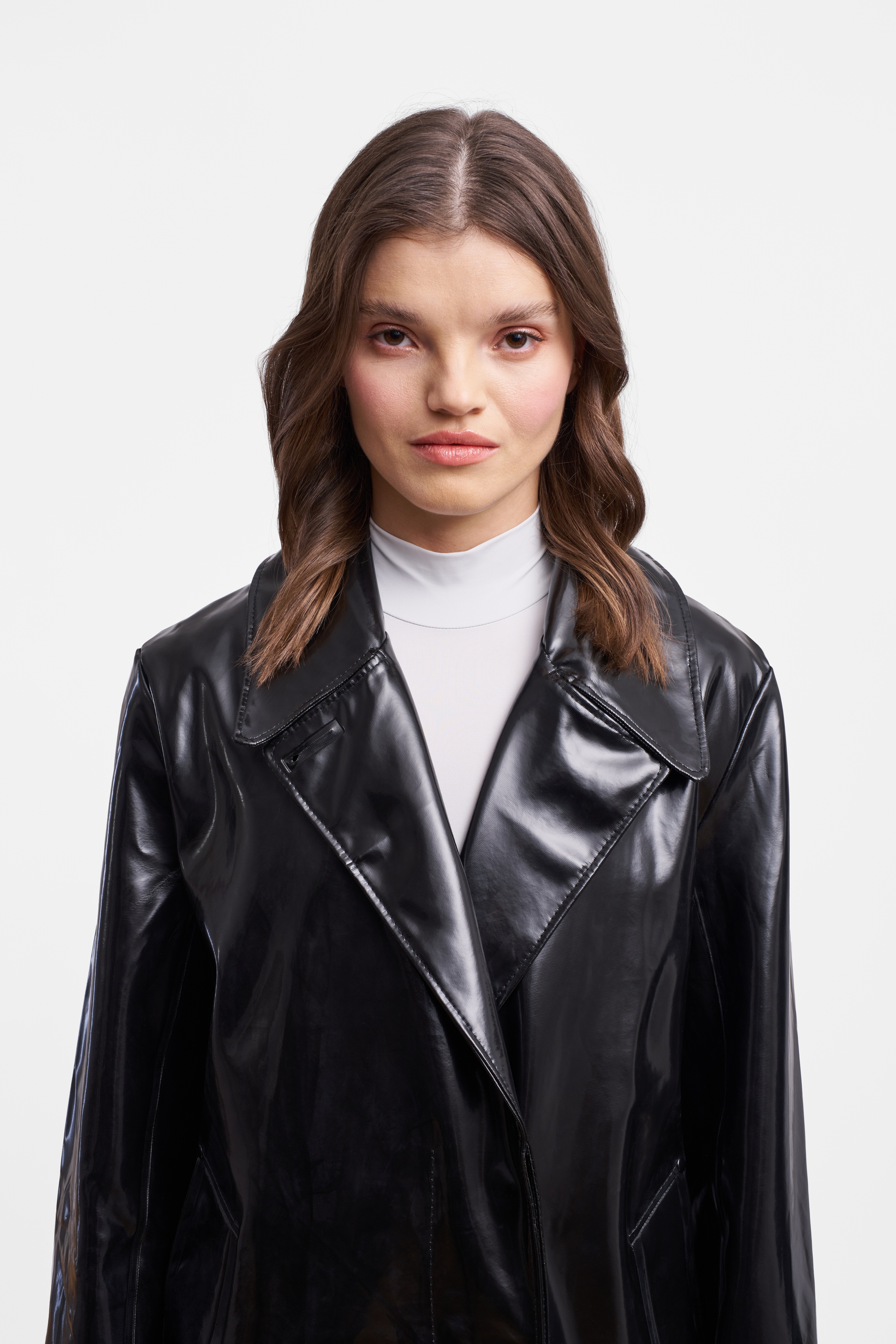 Mayfair Opal Trench Coat Black - 8