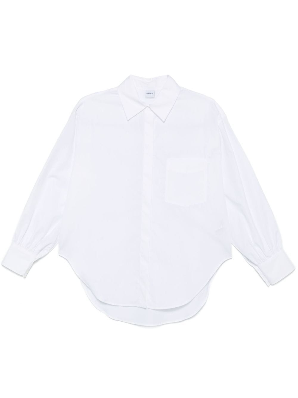 cotton poplin shirt - 1