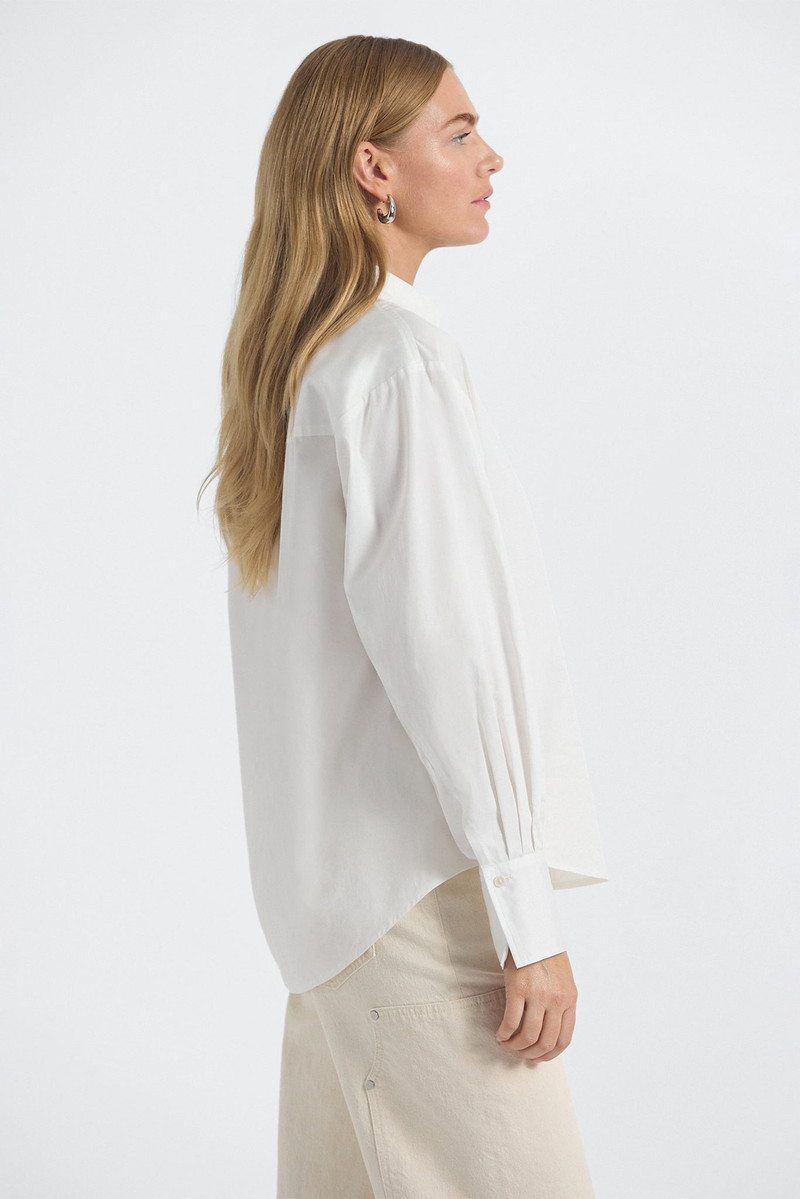 EDELINE BUTTON UP SHIRT WITH NECK TIE 4