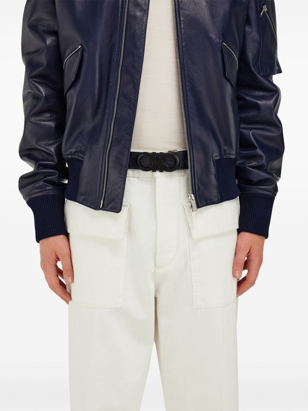 reversible Gancini belt - 3