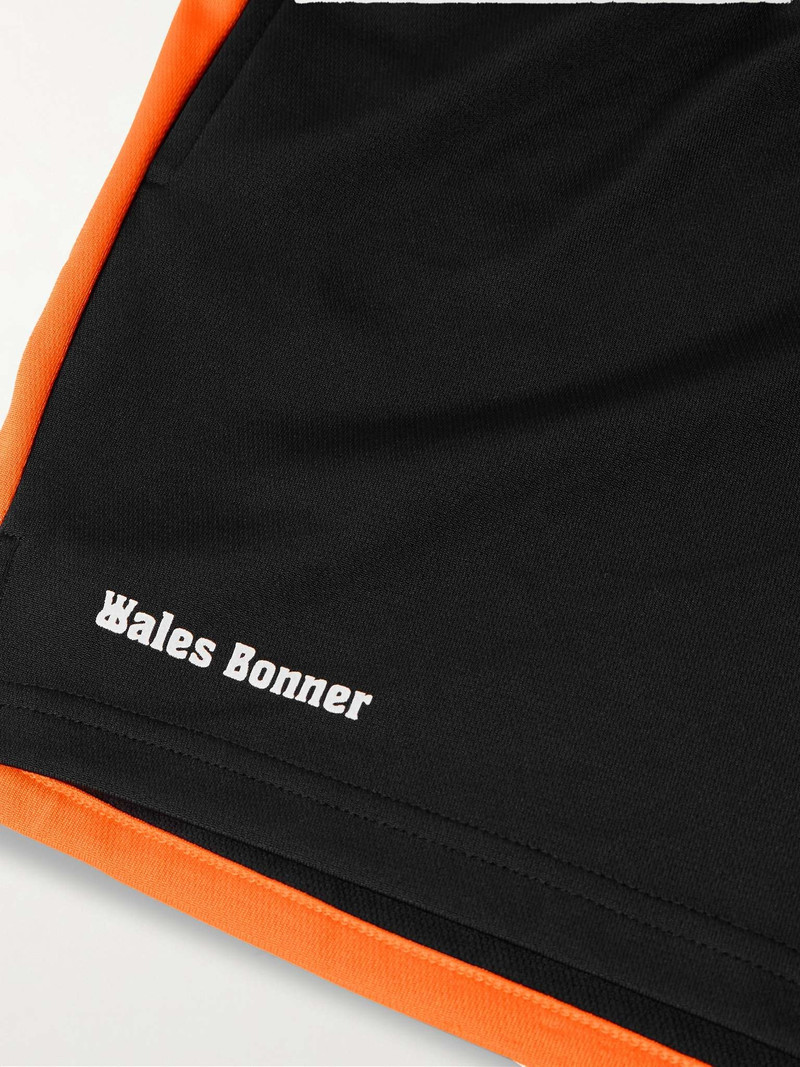 Straight-Leg Logo-Appliquéd Two-Tone Tech-Jersey Shorts 5