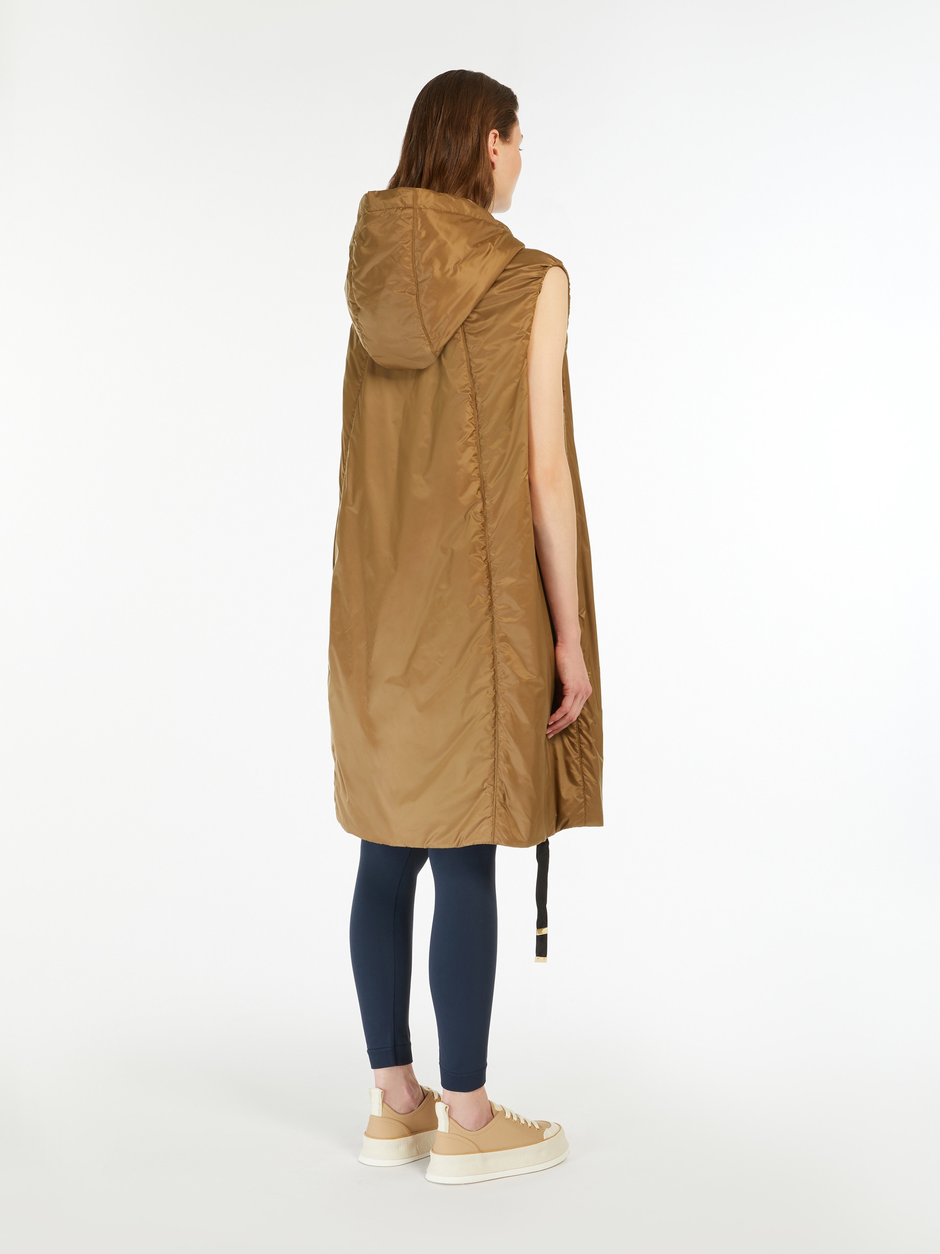 GREENGI Water-repellent technical canvas gilet - 4