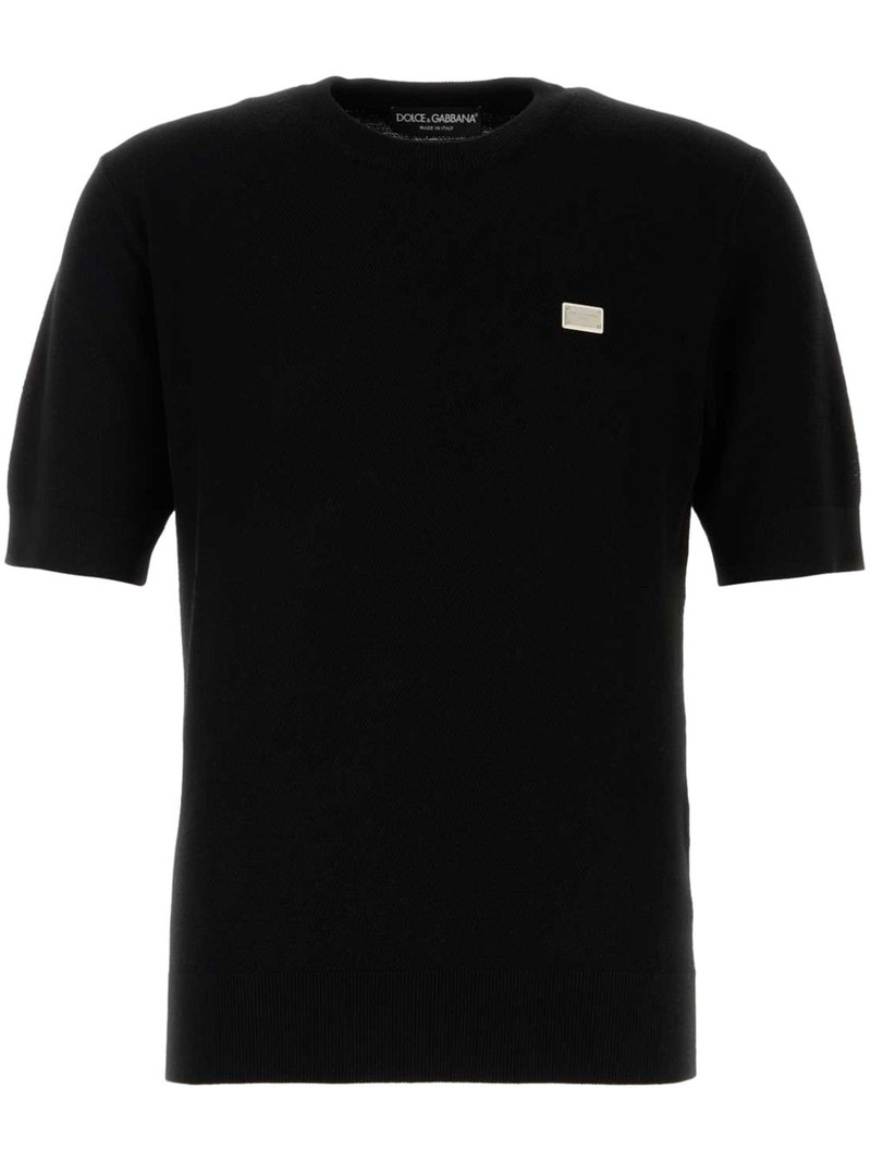 logo-plaque T-shirt 1