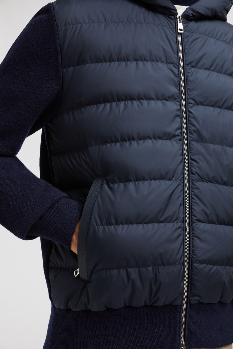 Wool & Cashmere Padded Zip-Up Hoodie 6