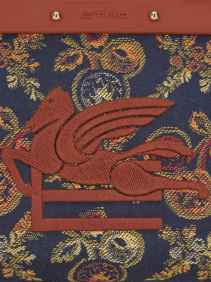 SMALL JACQUARD LOVE TROTTER BAG WITH APPLE PATTERN 5