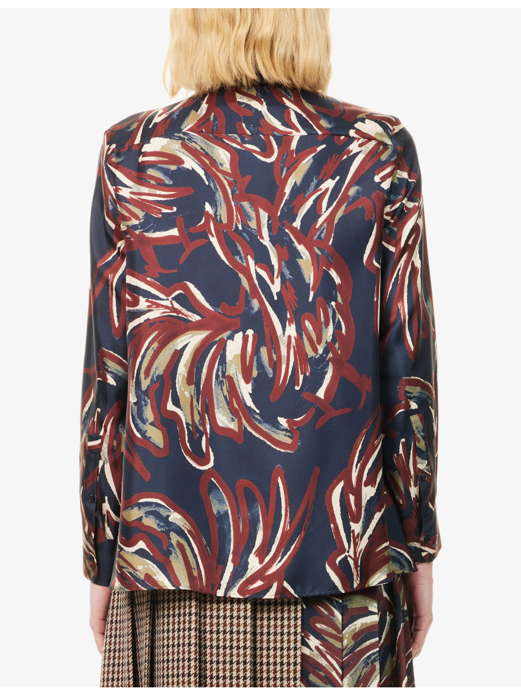 Rive Long-Sleeve Silk Shirt - 4