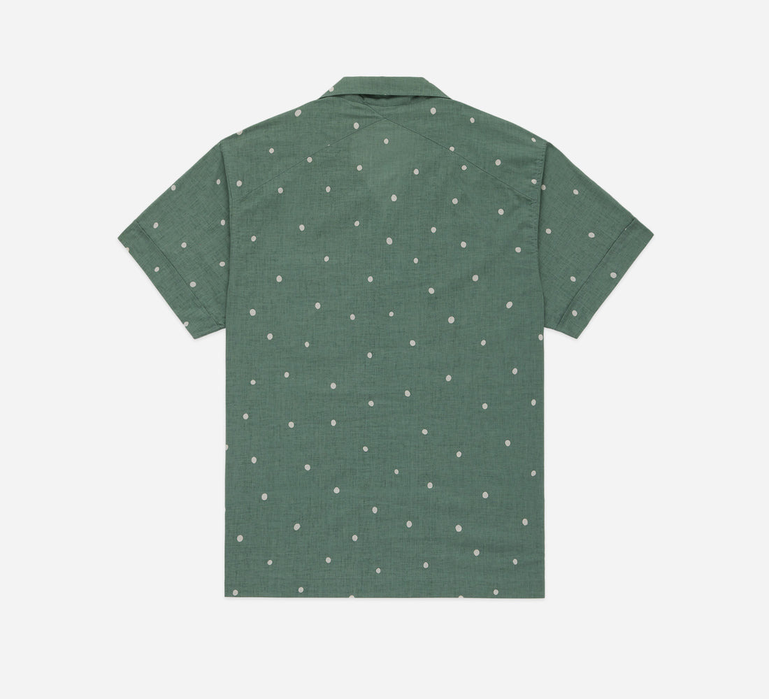 Vacation Shirt - Sage Polka Dot - 2