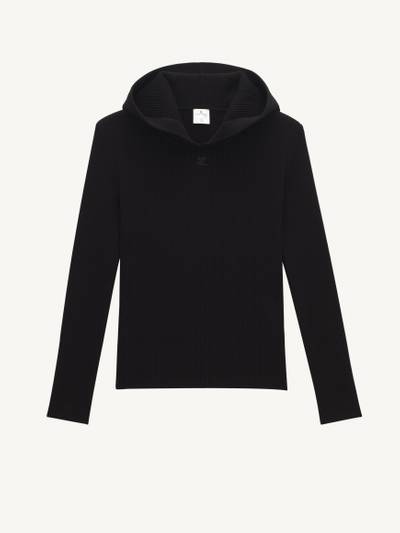 courrèges HOODIE BASIC SIDES outlook