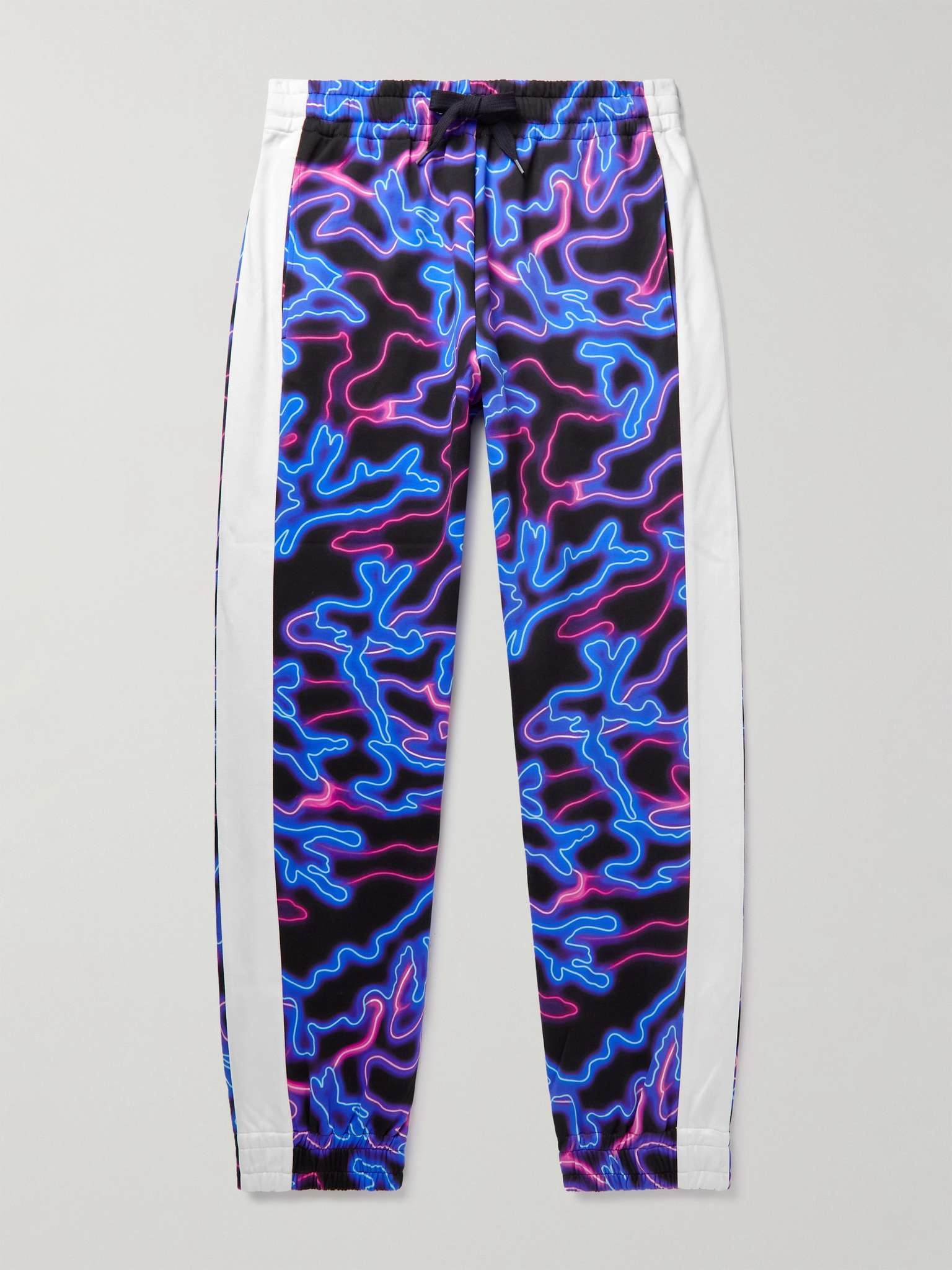 Tapered Printed Jersey Track Pants - 1