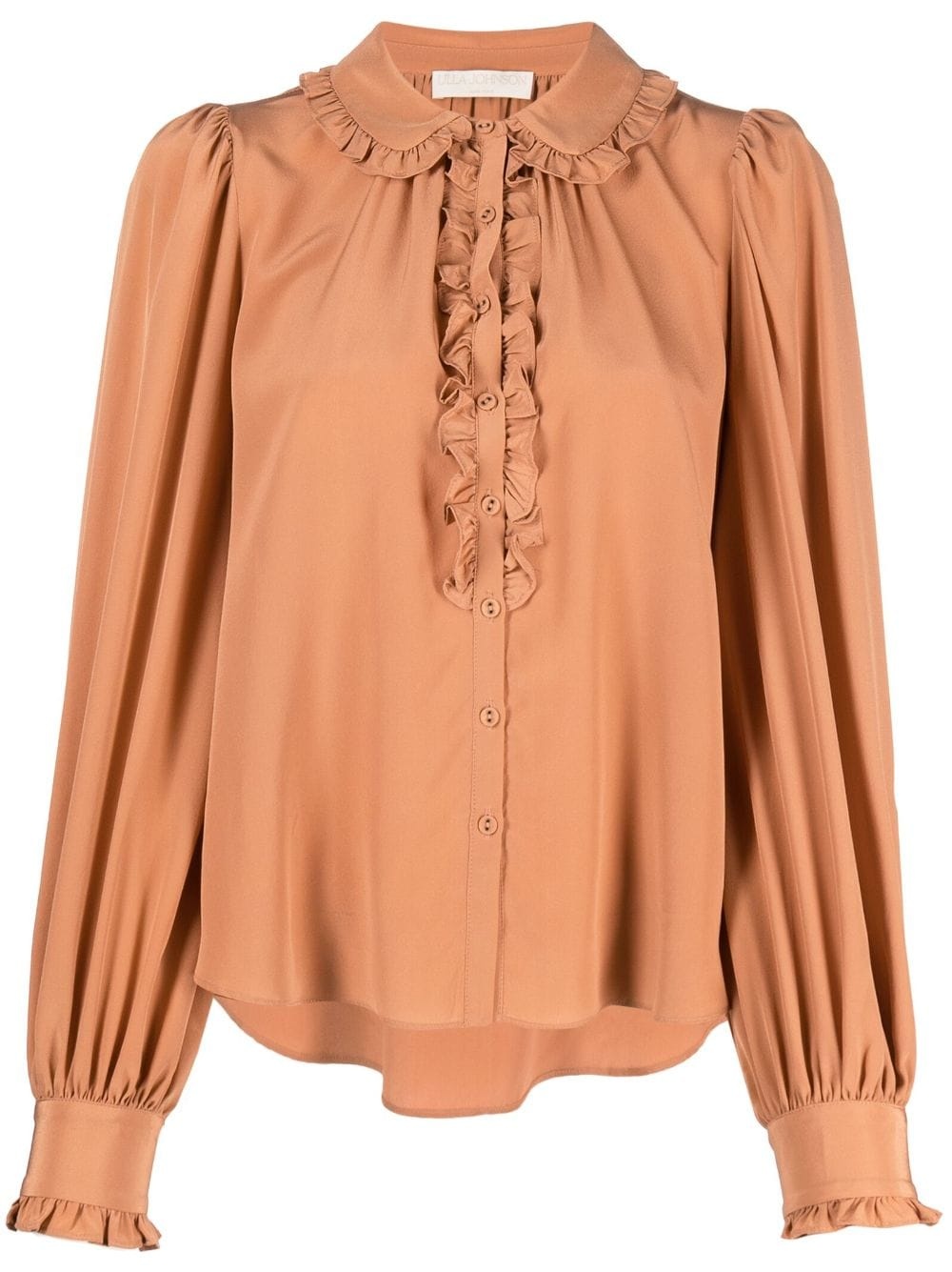 Philipa ruffled silk blouse - 1