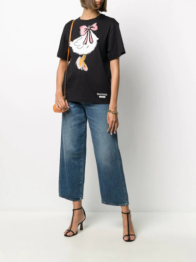 Moschino graphic-print cotton T-shirt outlook